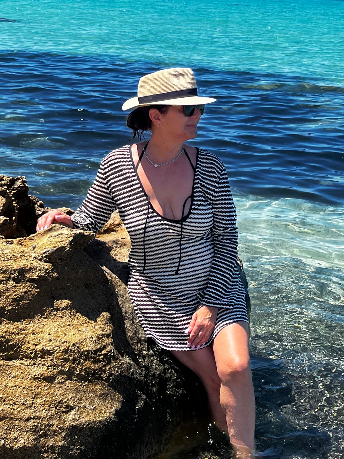 【Seafolly】Mesh Knit Cover Up★お洒落感UP!カバーアップ★ Mesh Knit Cover Up - Black – Seafolly US