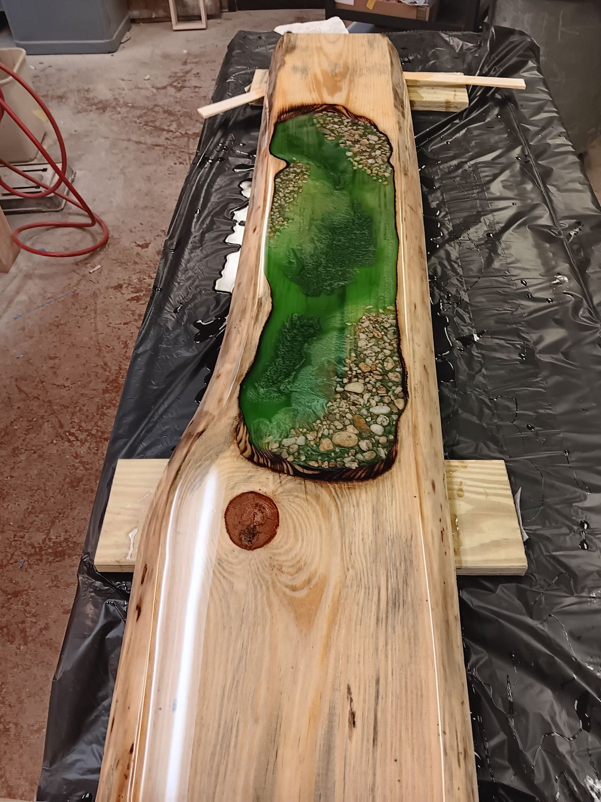 Table Top Epoxy Upstart Epoxy's HighGloss Resin for Wood