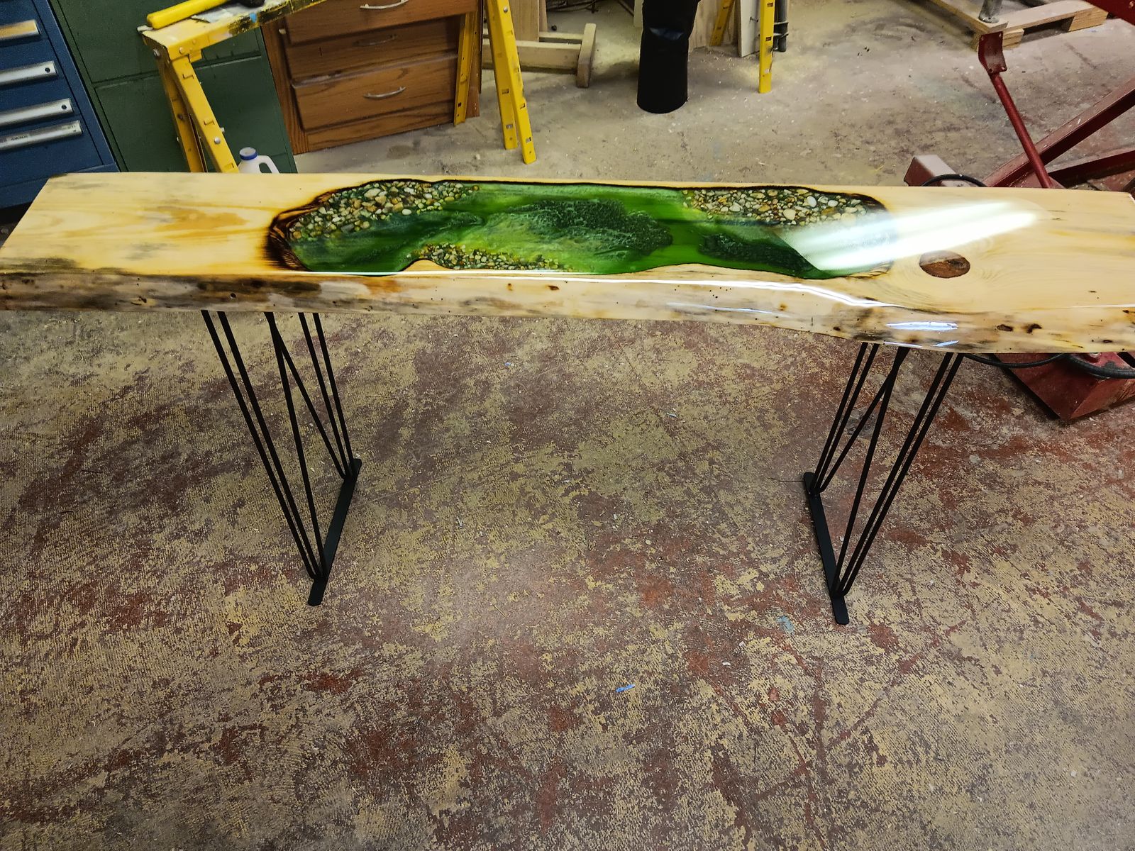 Table Top Epoxy Upstart Epoxy's HighGloss Resin for Wood