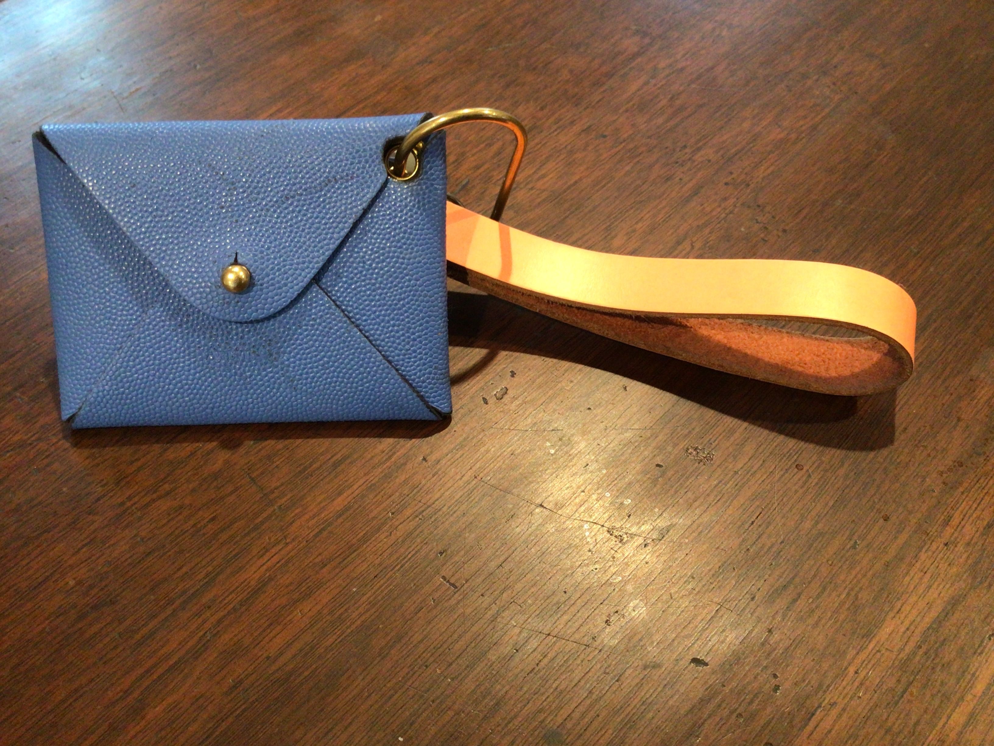Dusty Rose French Leather Card Wallet | Avryn Co.