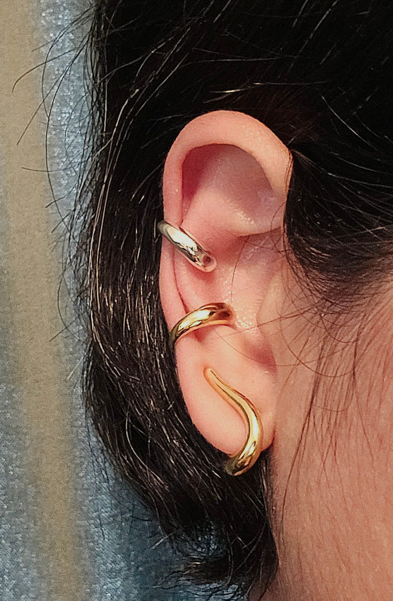 Dara Climber Earrings - Gold | JENNY BIRD