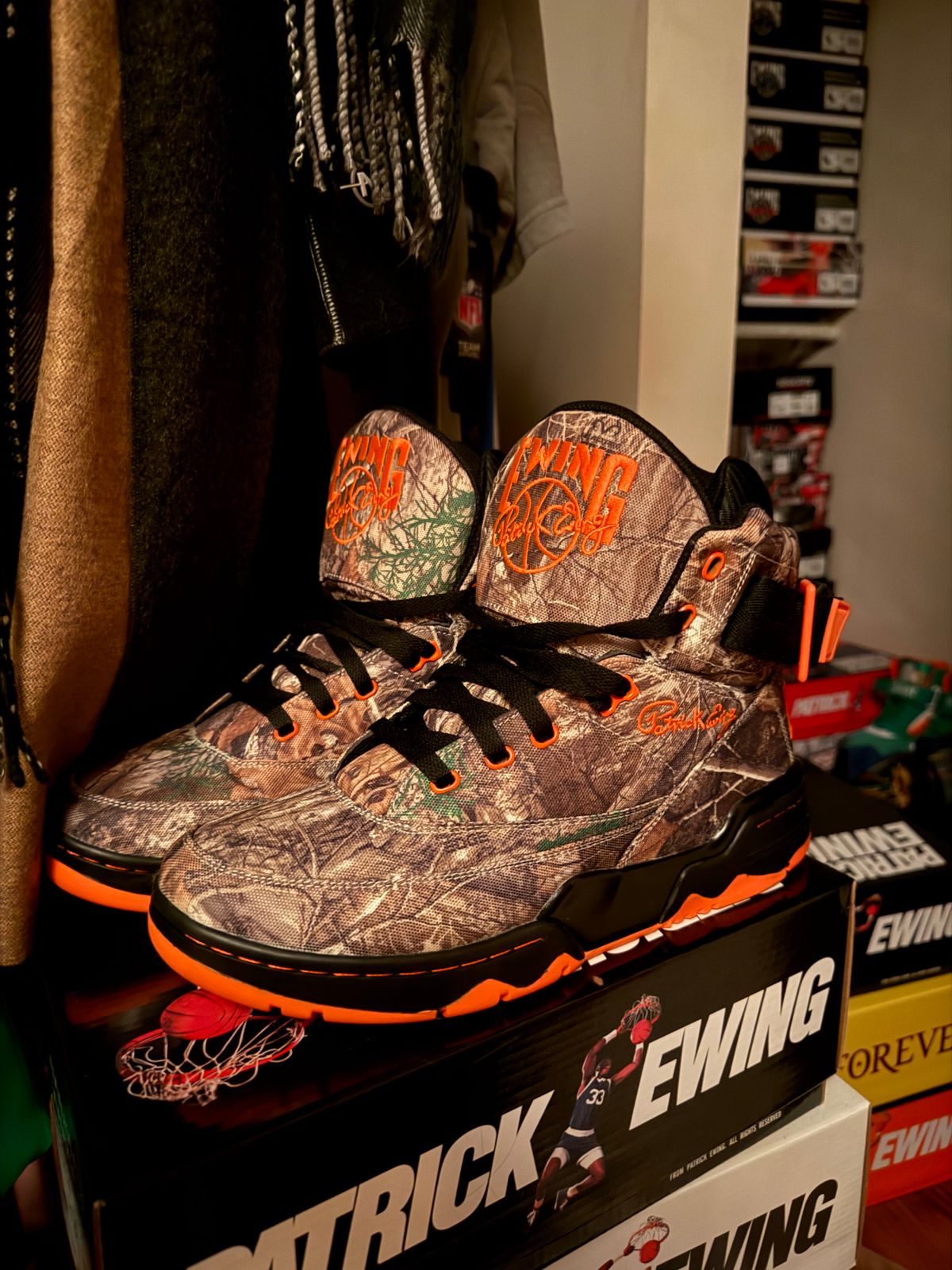 33 HI Camo Sneaker | Ewing Athletics – Ewing Athletics