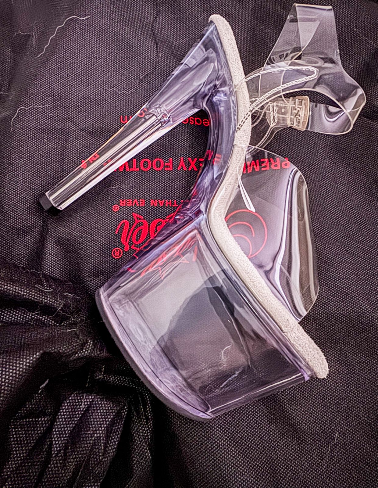 Pleaser Treasure-708 in Clear – Pleaser Shoes