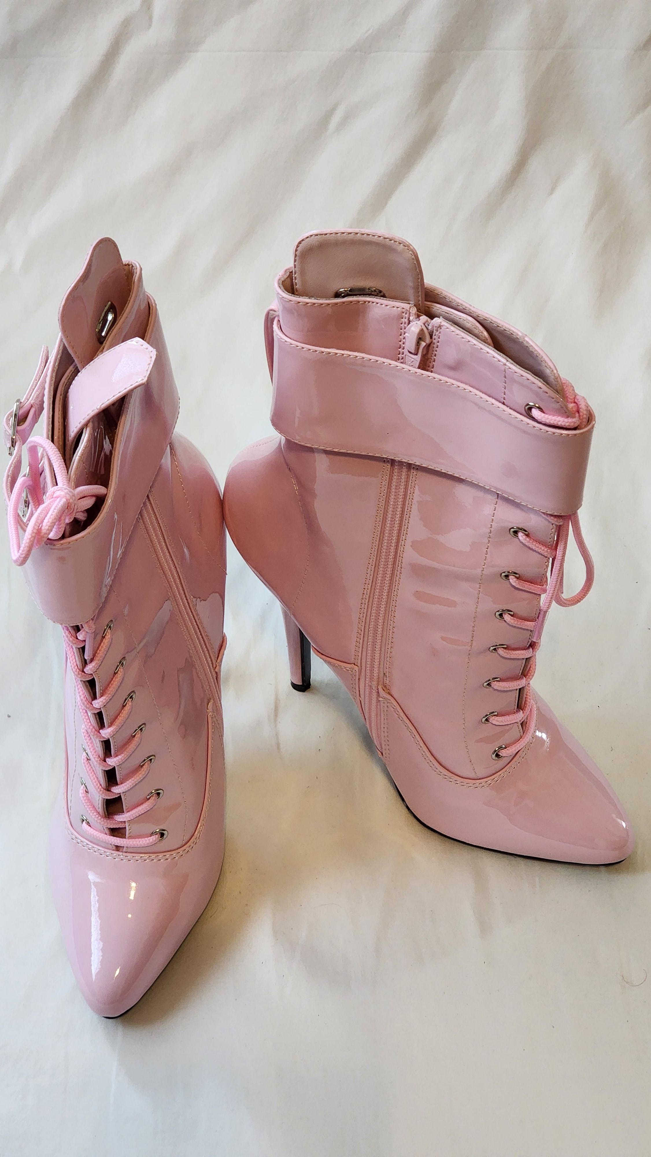 Devious Domina-1023 in Baby Pink – Pleaser Shoes