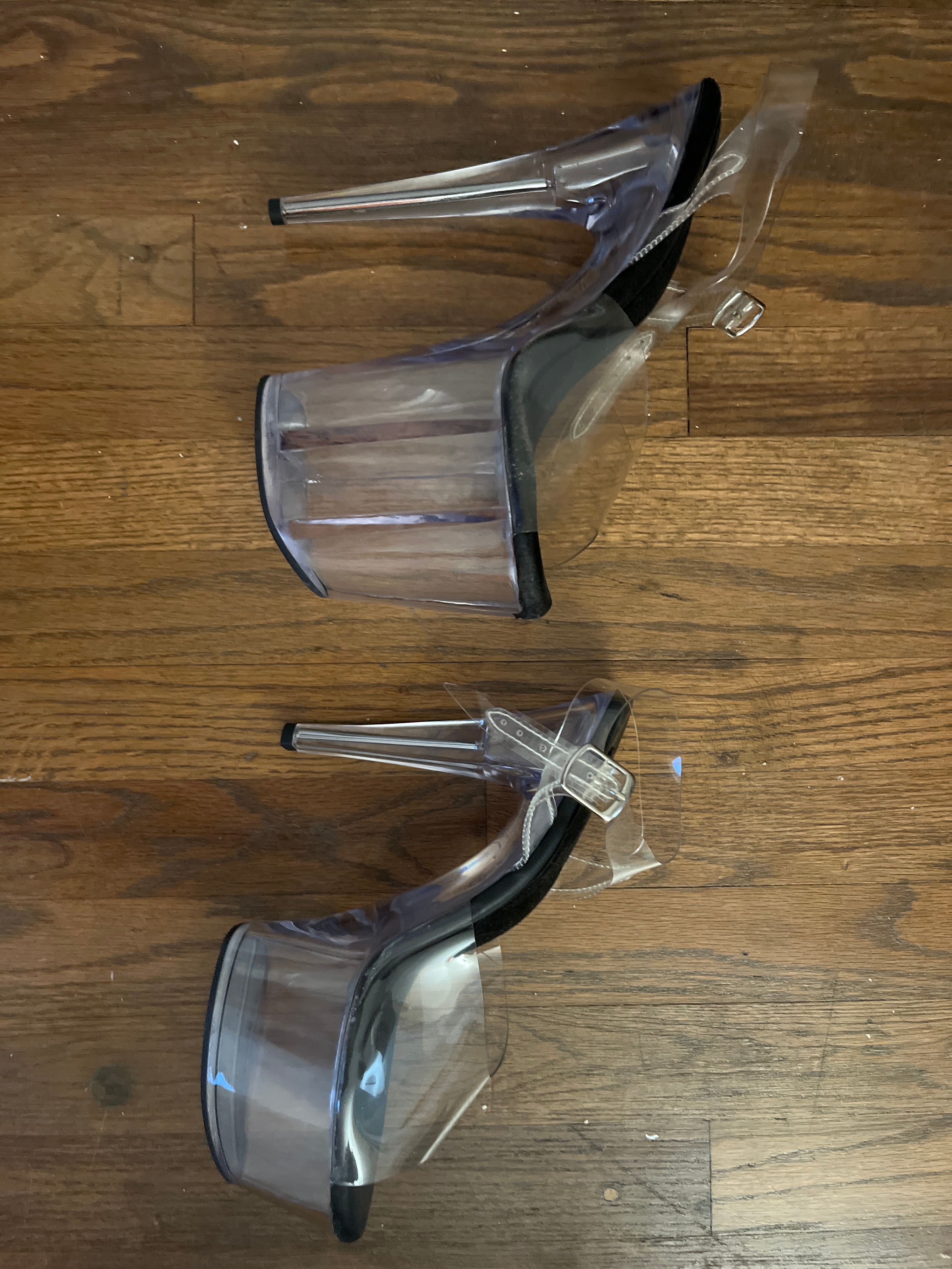 Pleaser Aspire-608 in Clear – Pleaser Shoes