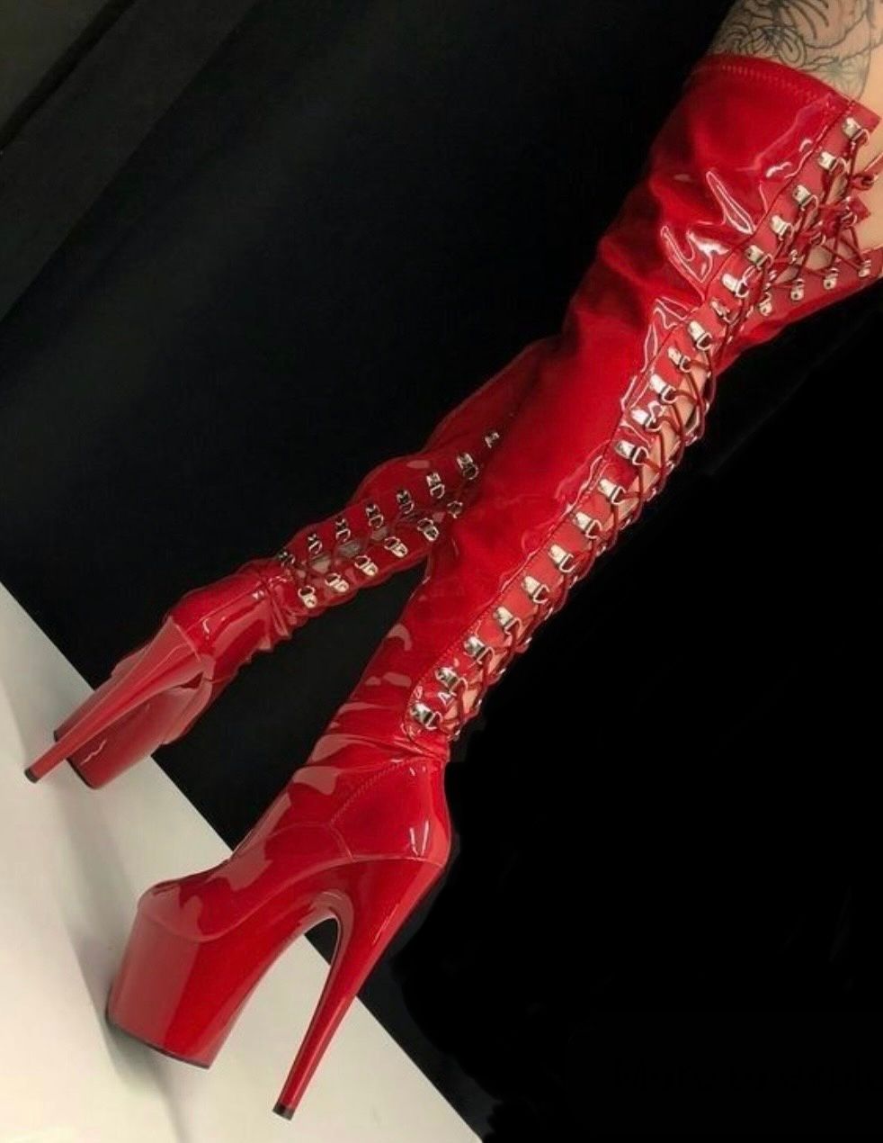 Pleaser Flamingo-3063 in Black – Pleaser Shoes