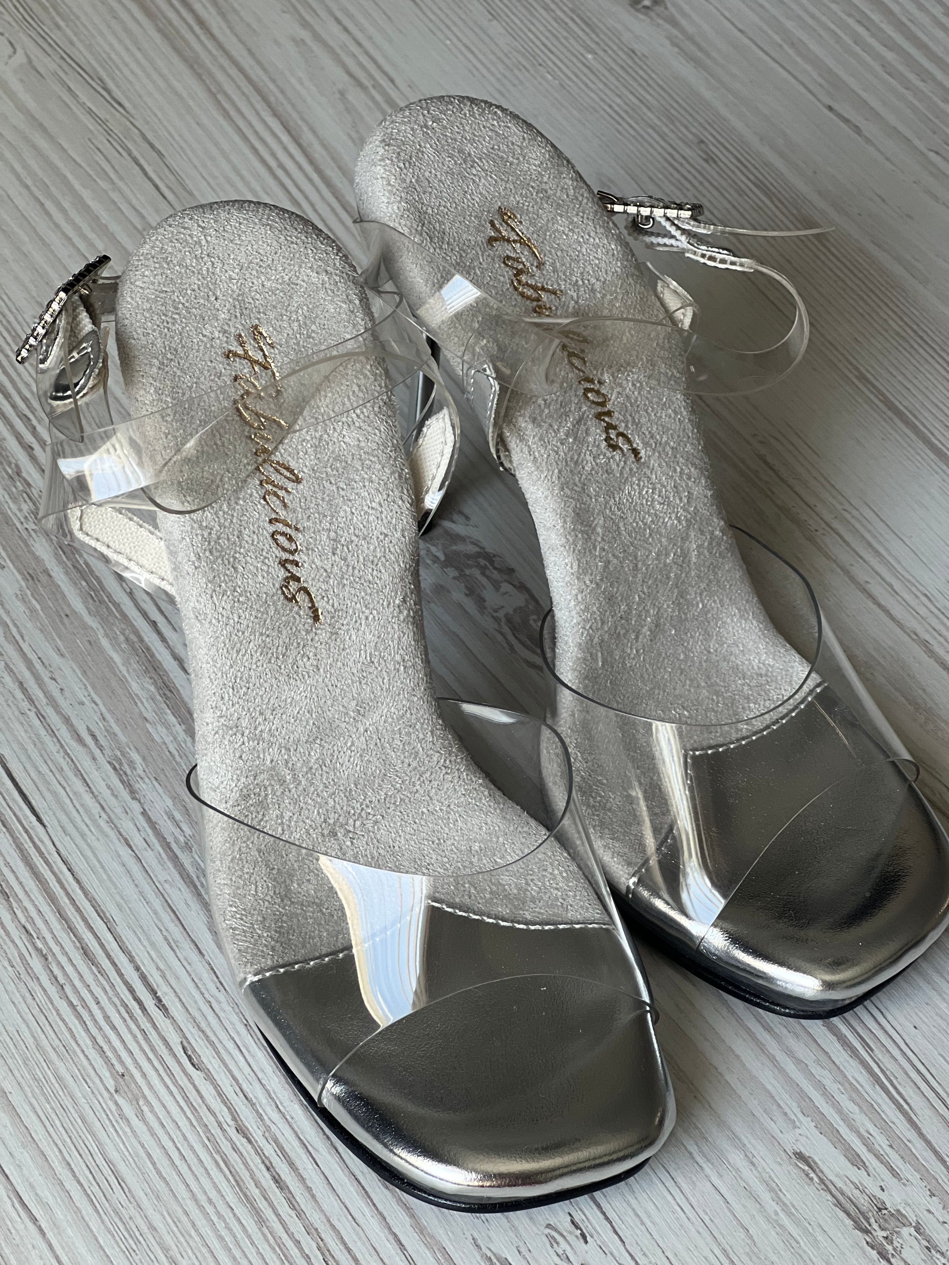 Fabuliciousヒール Fabulicious Chic-06 in Clear – Pleaser Shoes
