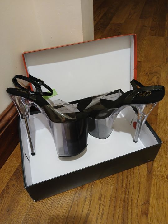 Pleaser Flamingo-808HT in Clear – Pleaser Shoes
