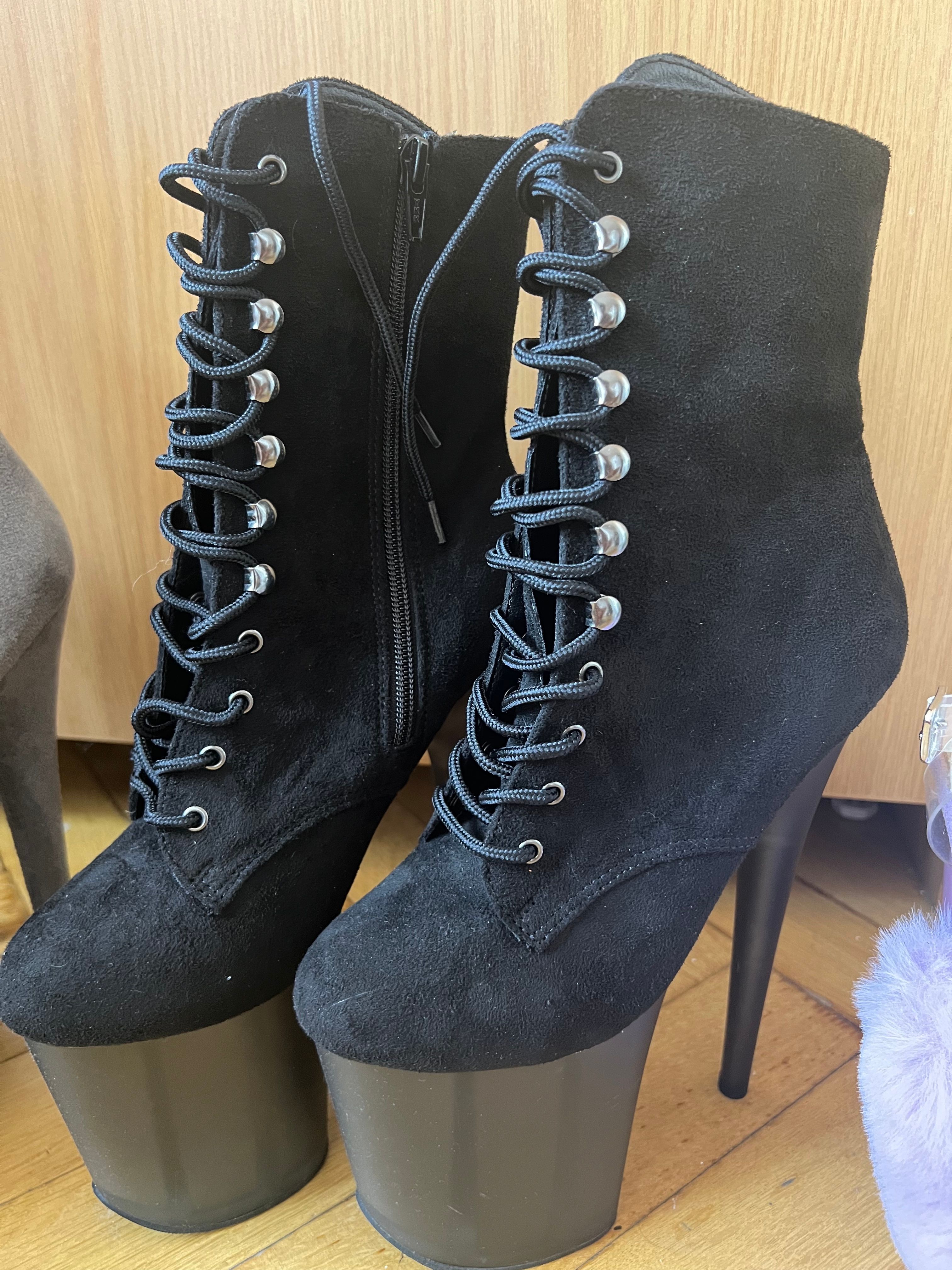 フリップスティック black (ロング) Pleaser Flamingo-1020FST in Black – Pleaser Shoes
