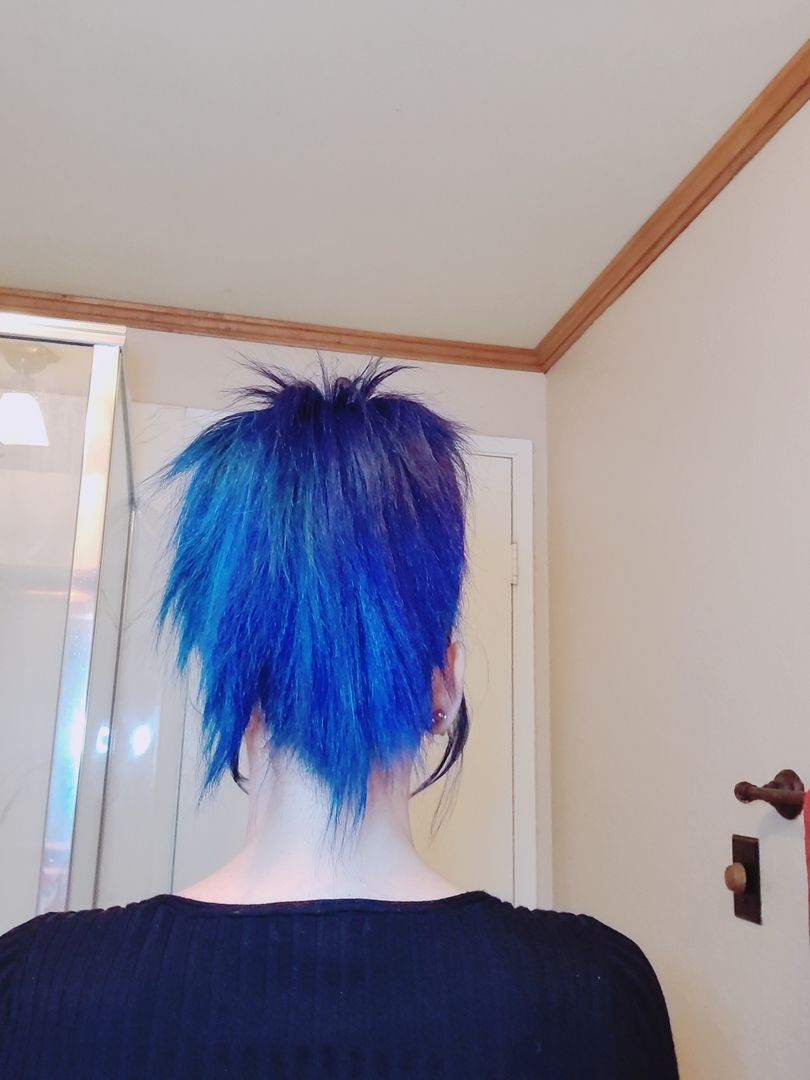 Grumpy Bear Hair Color | Blue Semi Permanent Hair Color | INH Hair – Insert  Name Here
