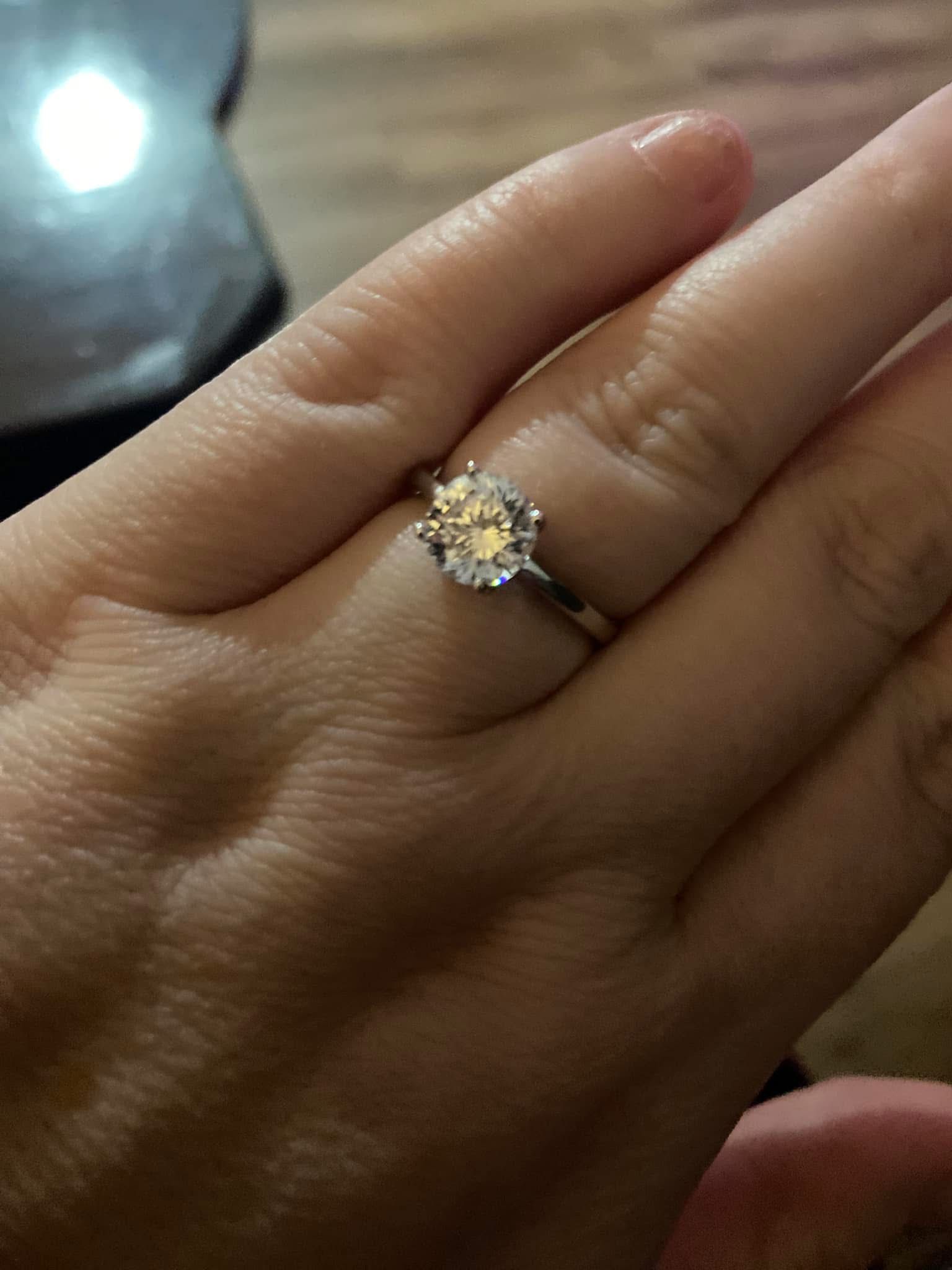 Classic Solitaire Ring | 2 Ct Sterling Silver Wedding Rings
