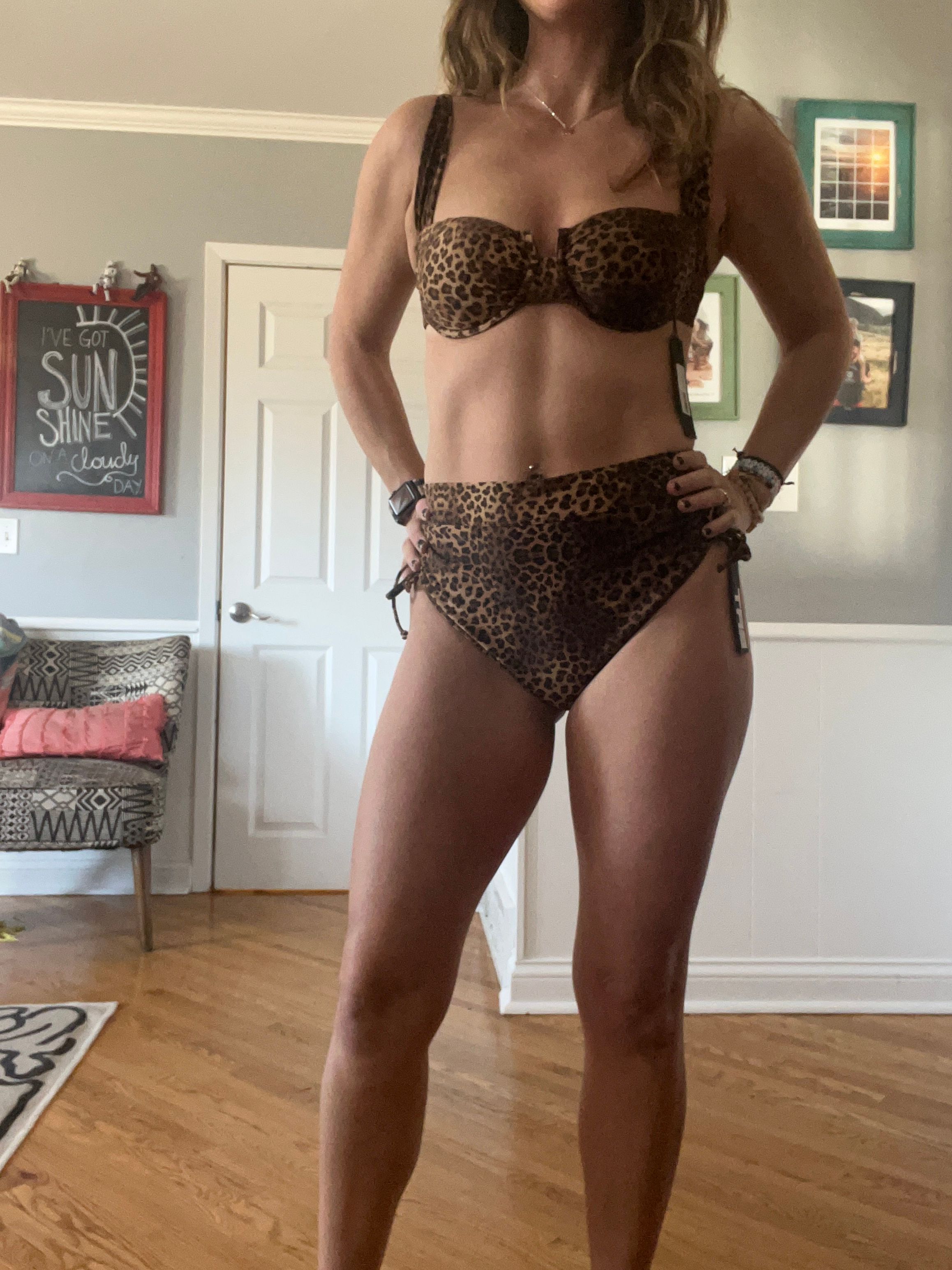 Sweetie Bikini Top - Spotted Leopard | TA3