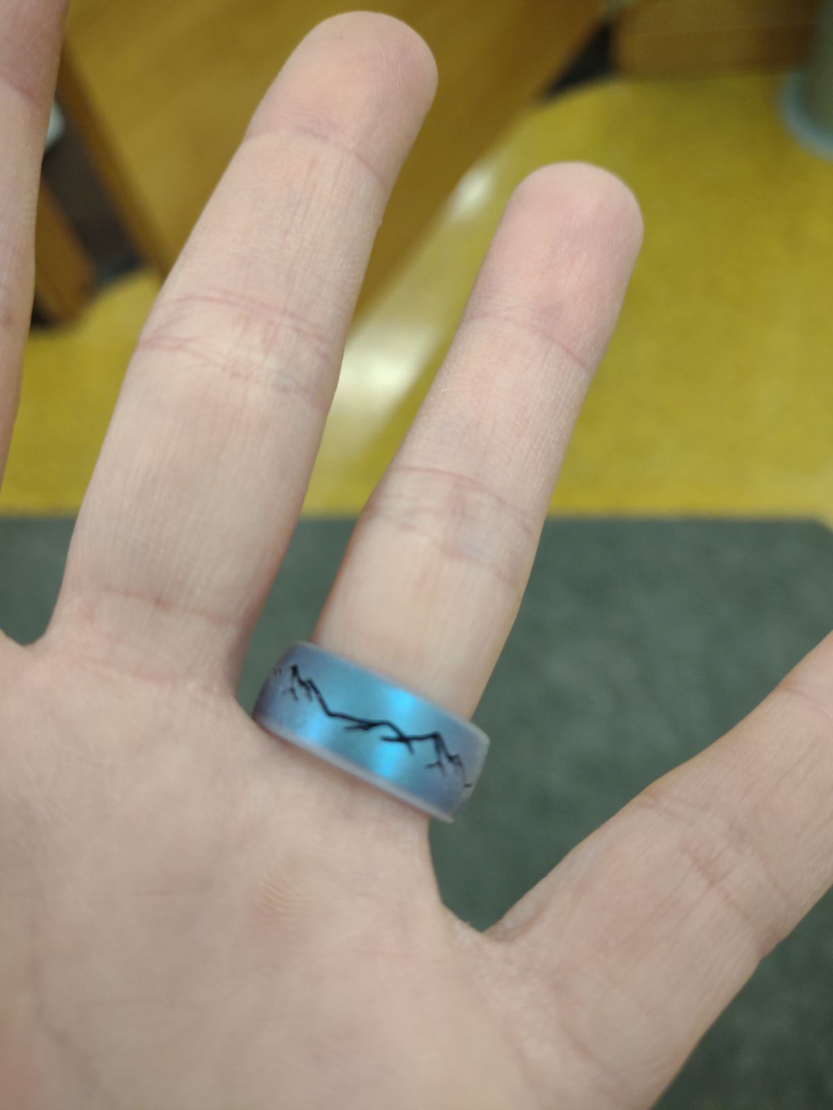 Rubber Wedding Ring Near Me Bague Anti Stress Pour Homme Men's