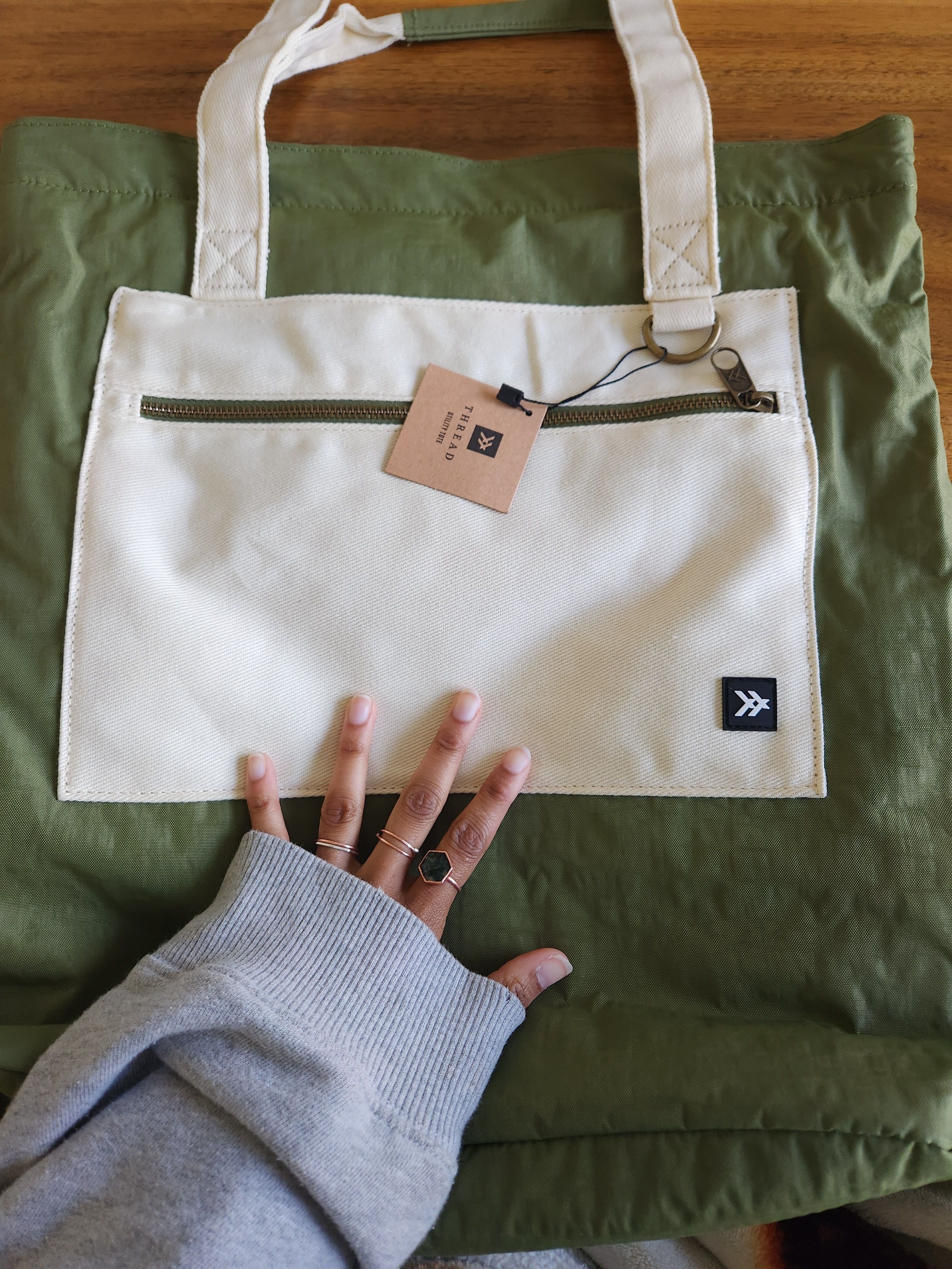 Honey | Utility Tote | Multiple Pockets & Durable Design