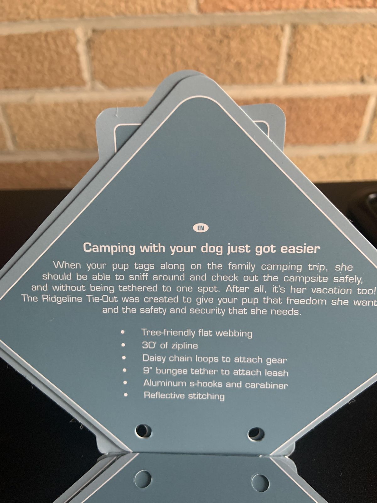 Ridgeline Camping Dog Tether Tie Out | Kurgo®