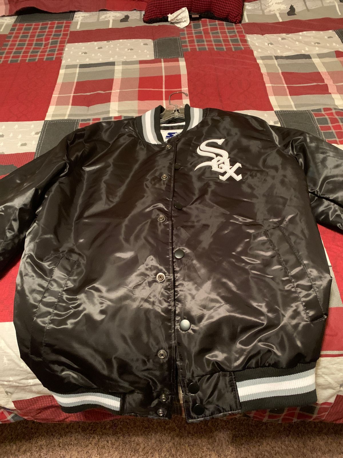 Chicago White Sox Black Vintage Starter Jacket – Clark