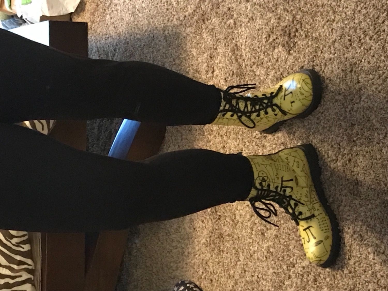 Math Pattern Boots