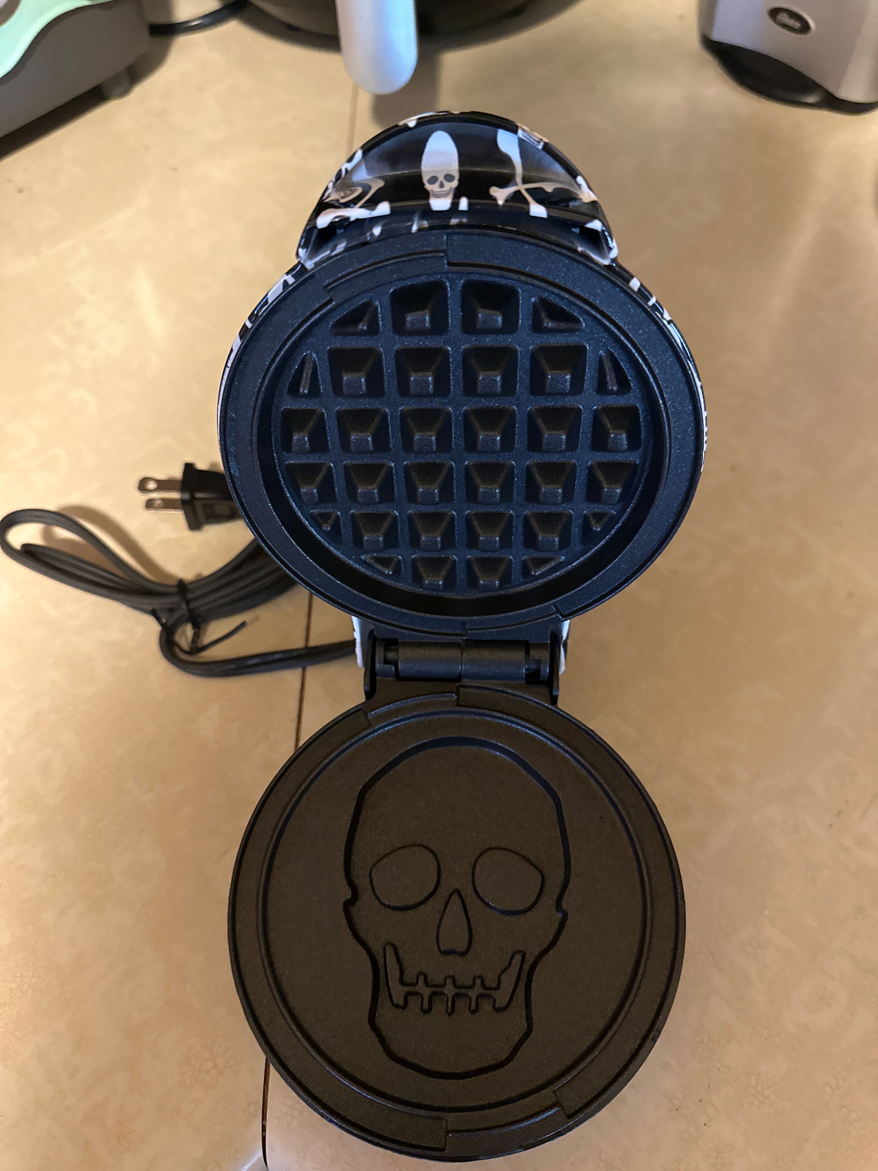 Spooky Waffles with Skull Waffle Maker | Dash