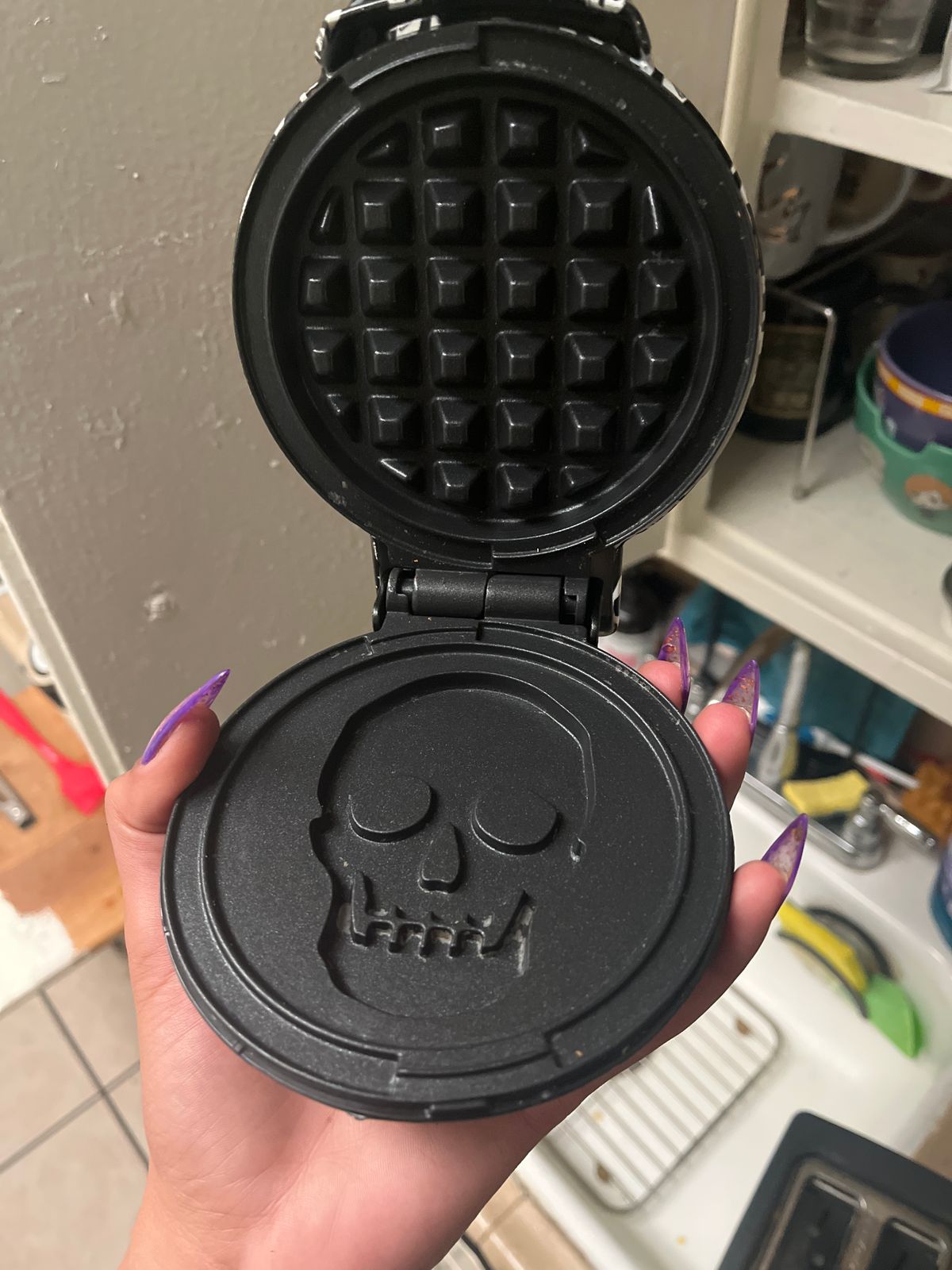 Spooky Waffles with Skull Waffle Maker | Dash