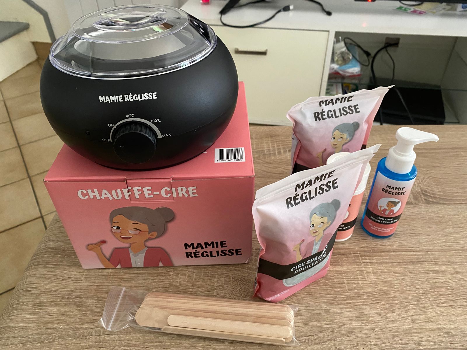 Kit Épilation Spécial Douillette Mamie Réglisse