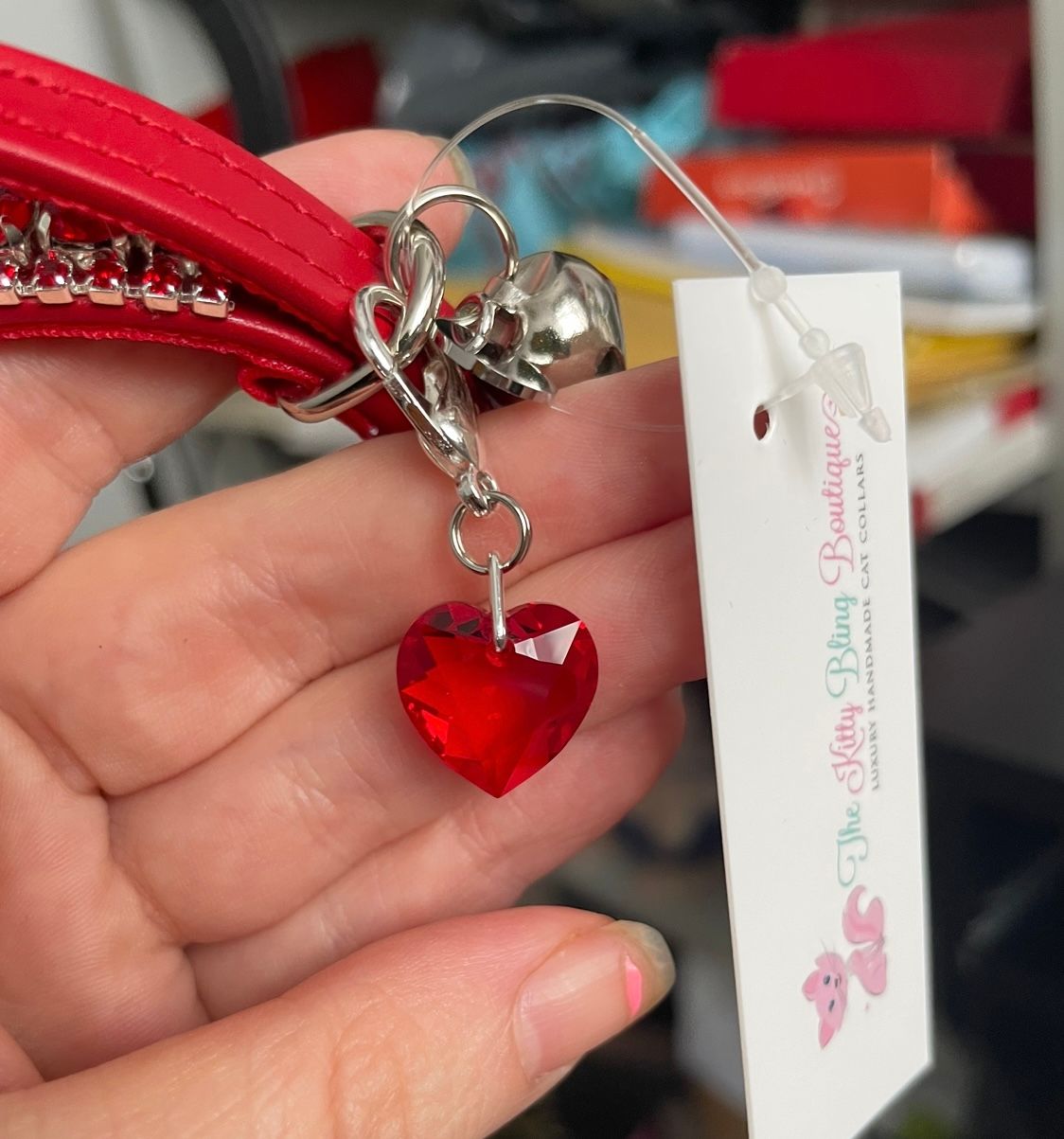 Great & Small Plain Red Cat Collar