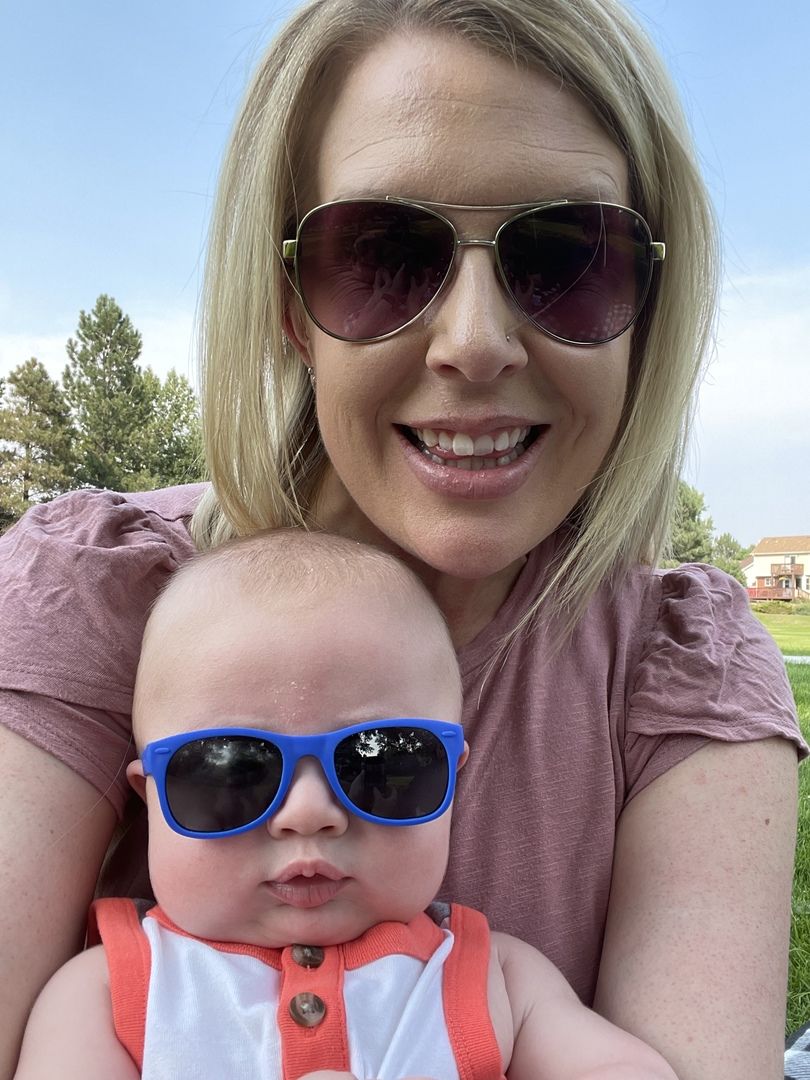 Blue Retro Sunglasses | Polarized Shades For Babies