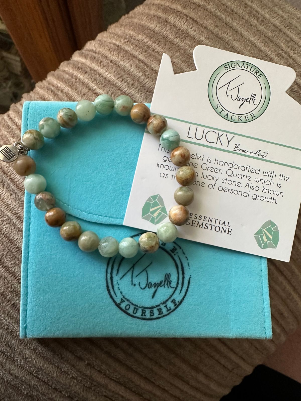 送税込【CRAFTD London】GREEN QUARTZ GEMSTONE BRACELET (2色) KALIFANO | Green Color Enhanced Jade Gemstone Bracelet for Sale
