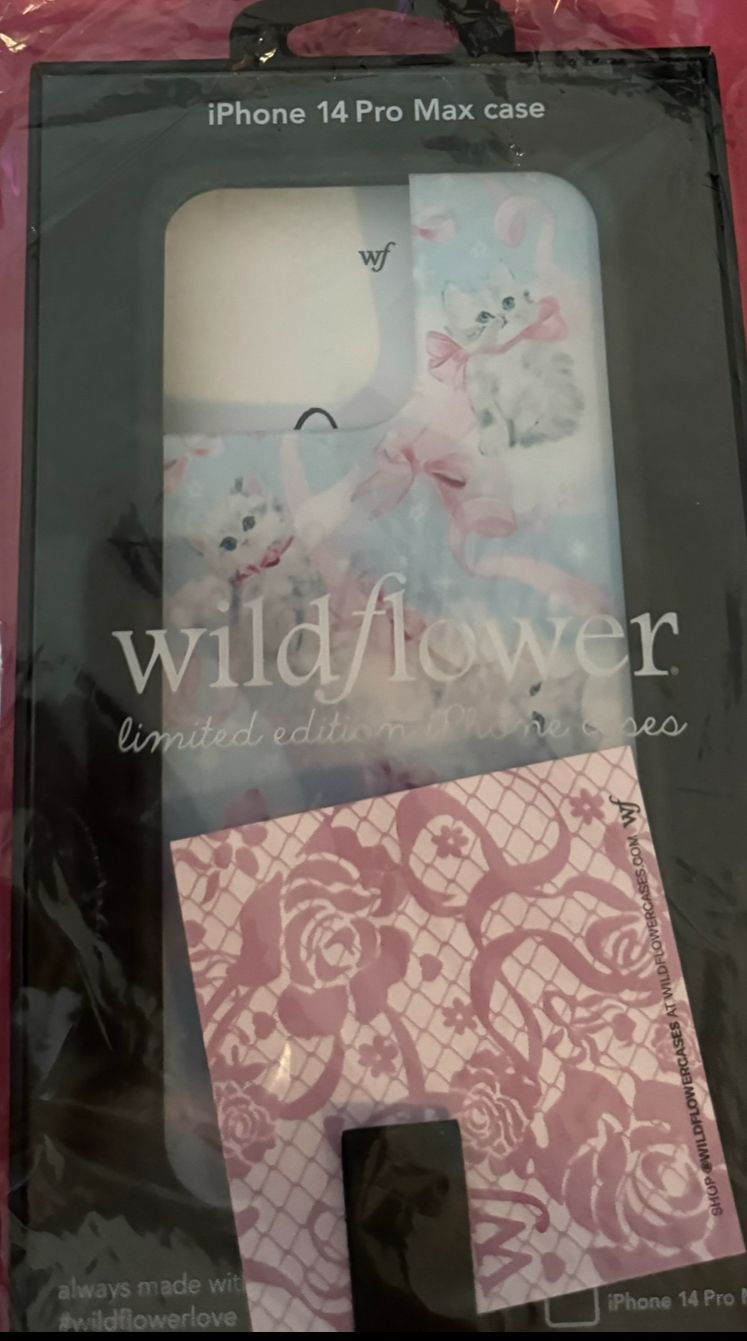 Wildflower Kitten Around iPhone 15 Case Wildflower Cases