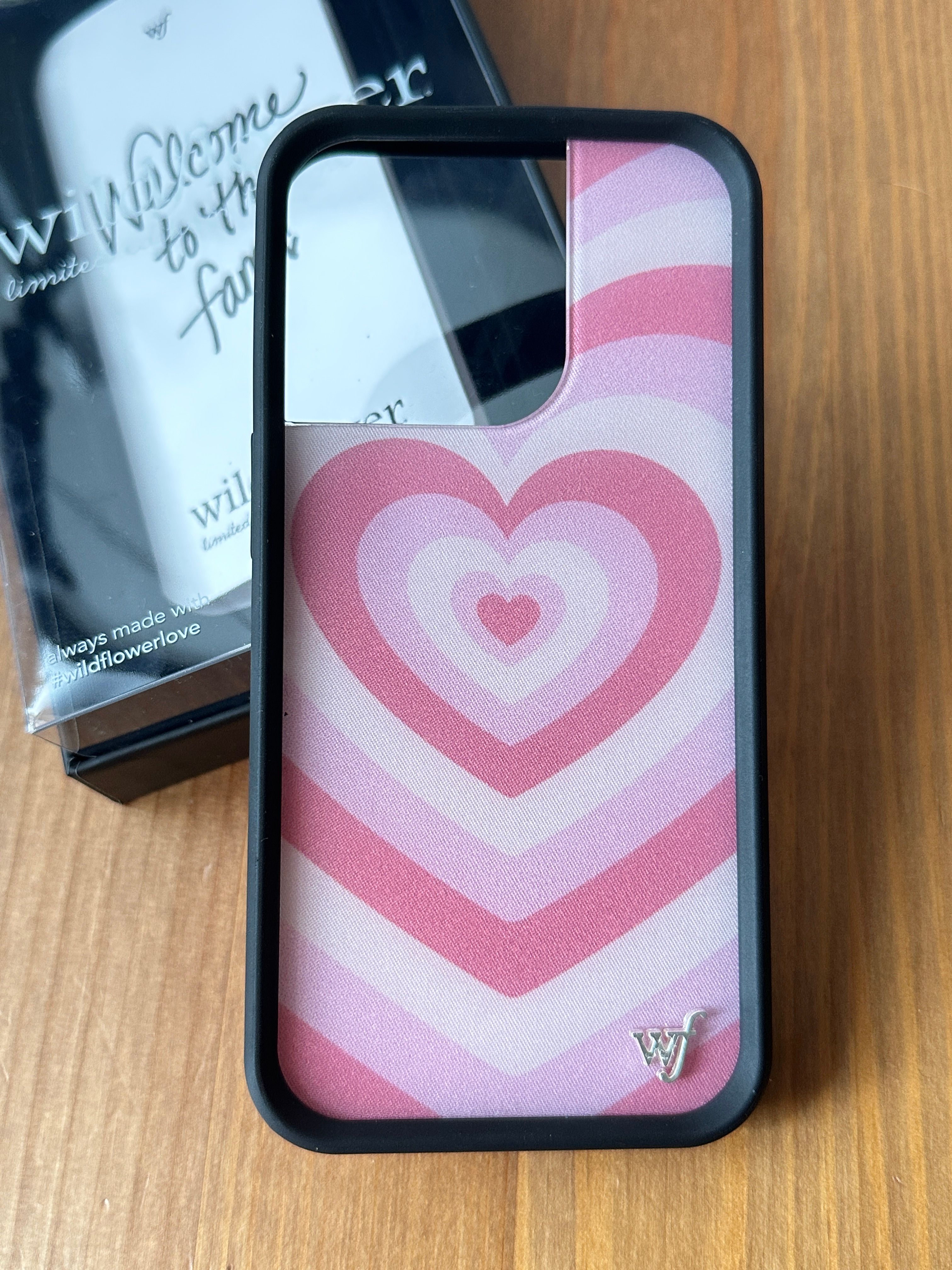 Pink Heart Rose Latte Love Iphone 12 Pro Case Wildflower