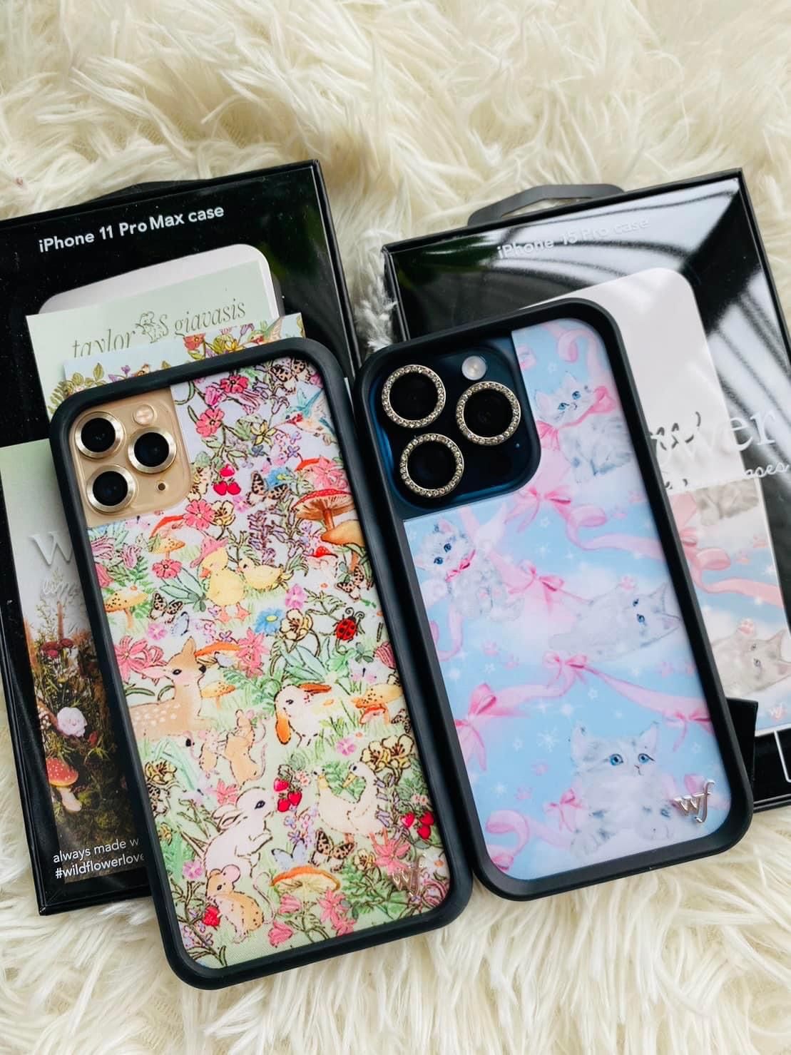 Wildflower Kitten Around iPhone 15 Pro Case Wildflower Cases