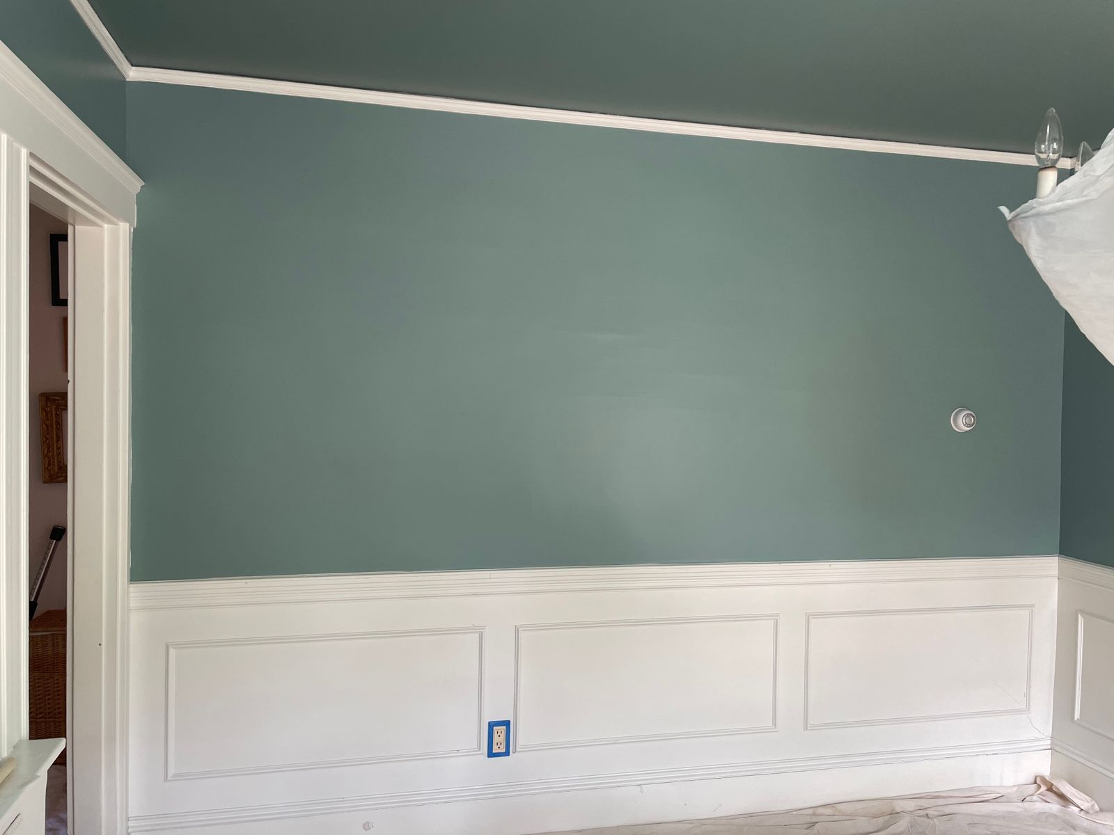 Make Waves Grayish BlueGreen Paint Color Clare