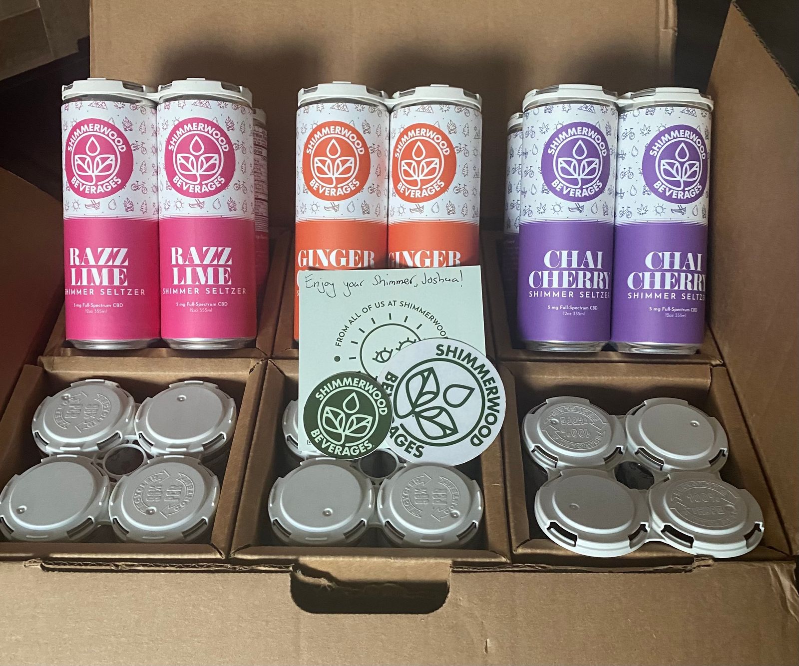 リトルジャマー Cinema Selection Olive Package Custom CBD Seltzer Packs | Broad-Spectrum & THC-Free
