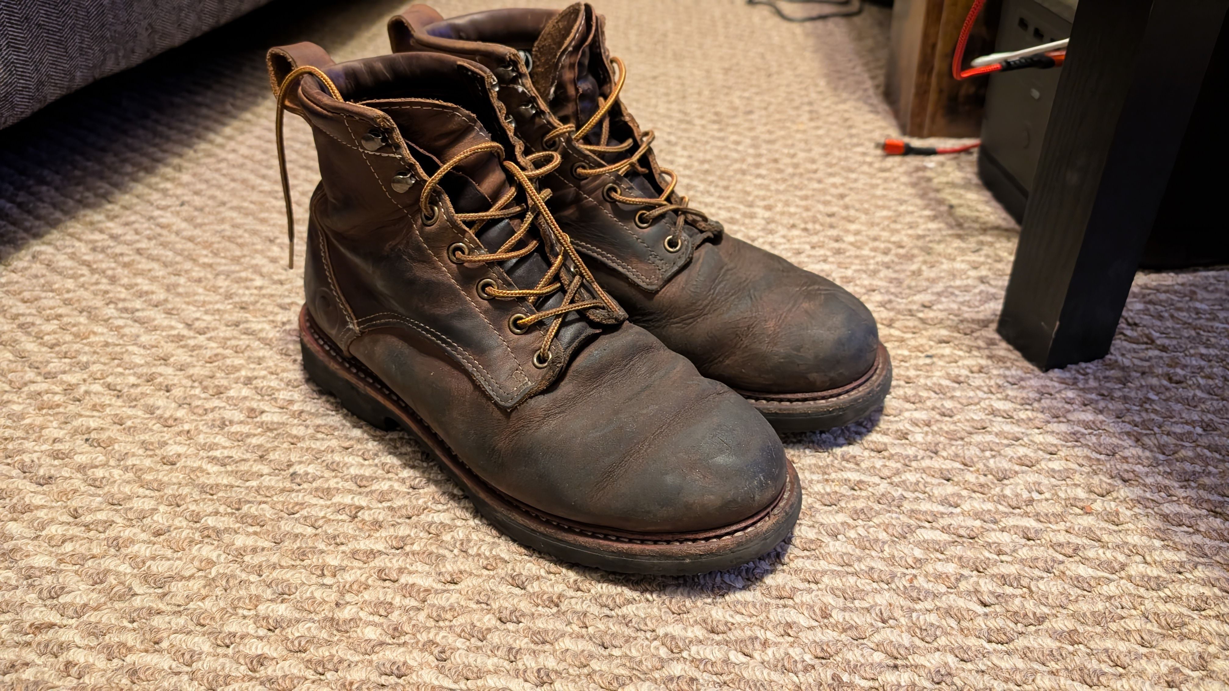 靴 SCOTCH GRAIN / 1236 good year wellted Field Shoes (Vintage Brown) Goodyear Welted – Craft & Glory