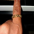 Cuban Link Ring - Gold