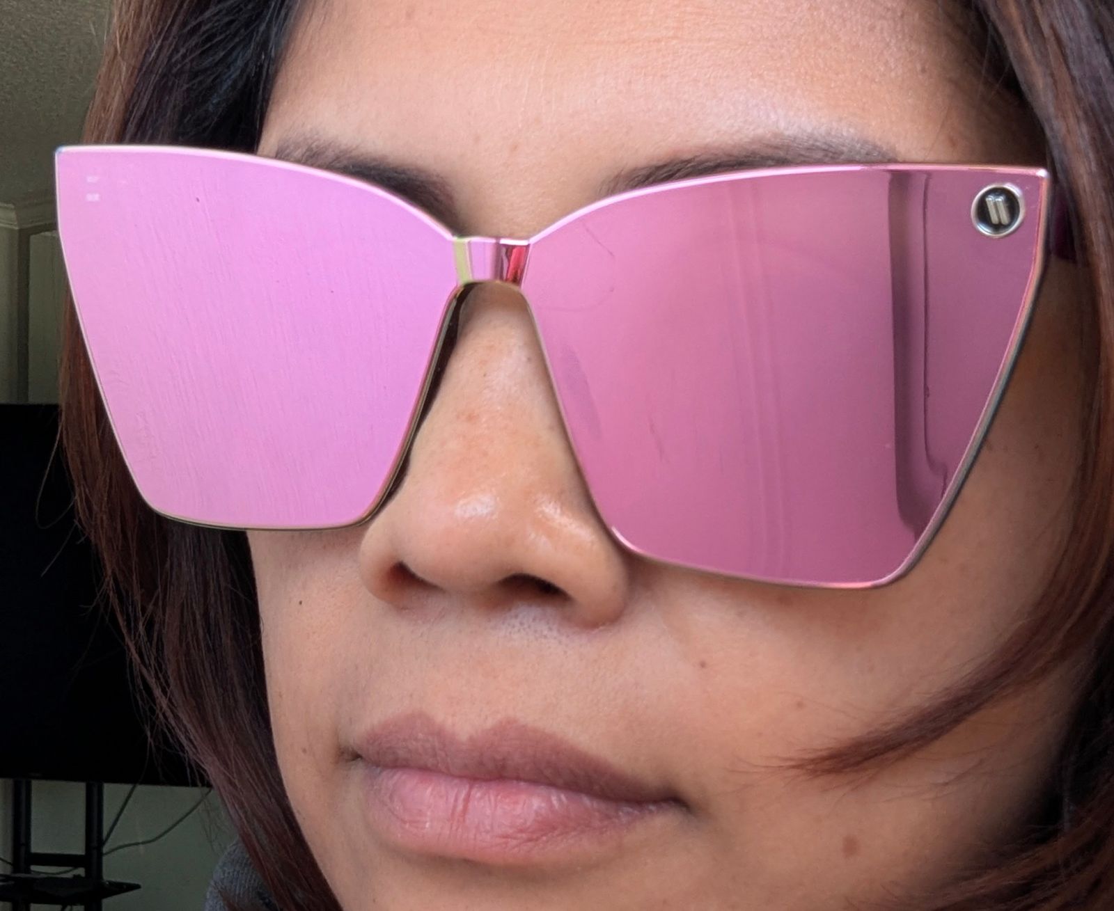 ★RECLOW★ RC GIG SUNGLASS CRYSTAL PINK Rimini Crystal Hot Pink – Vibrant Iconic Single-Lens Sunglasses
