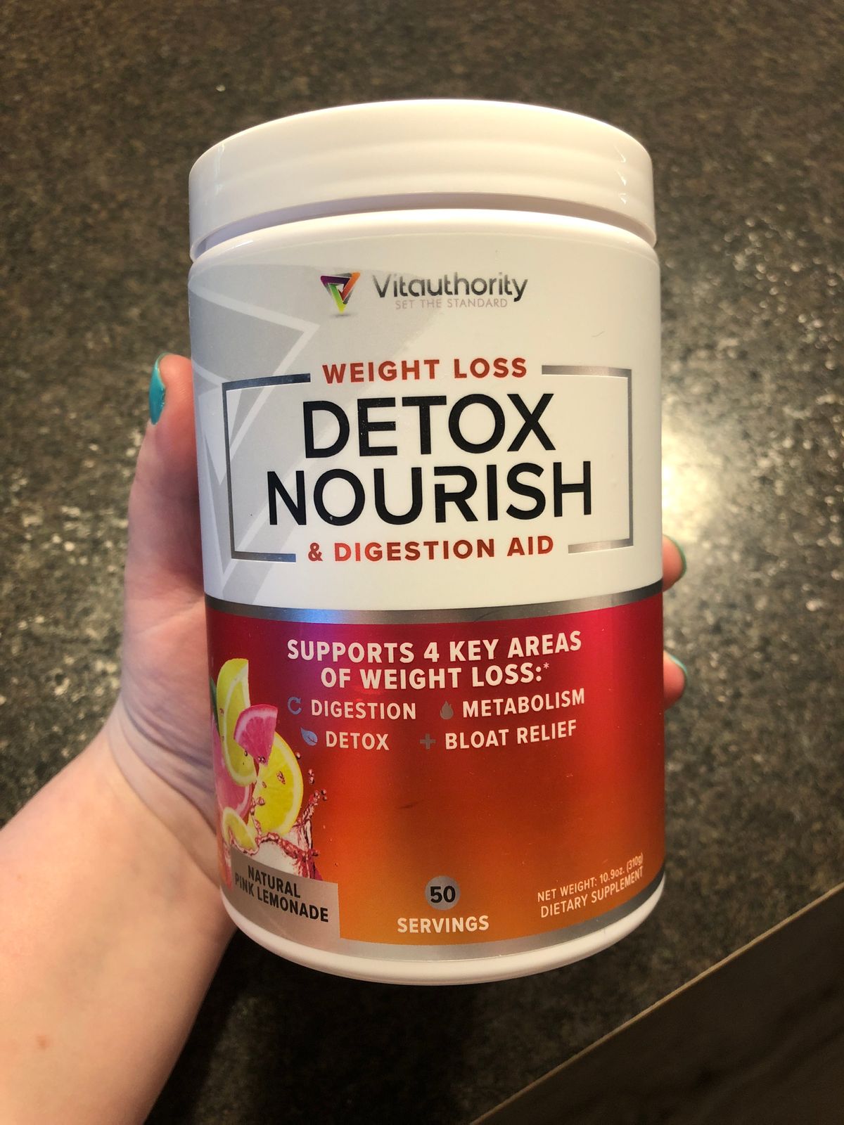 Detox Nourish Best Detox Cleanse Weight Loss Supplement with Enzymes