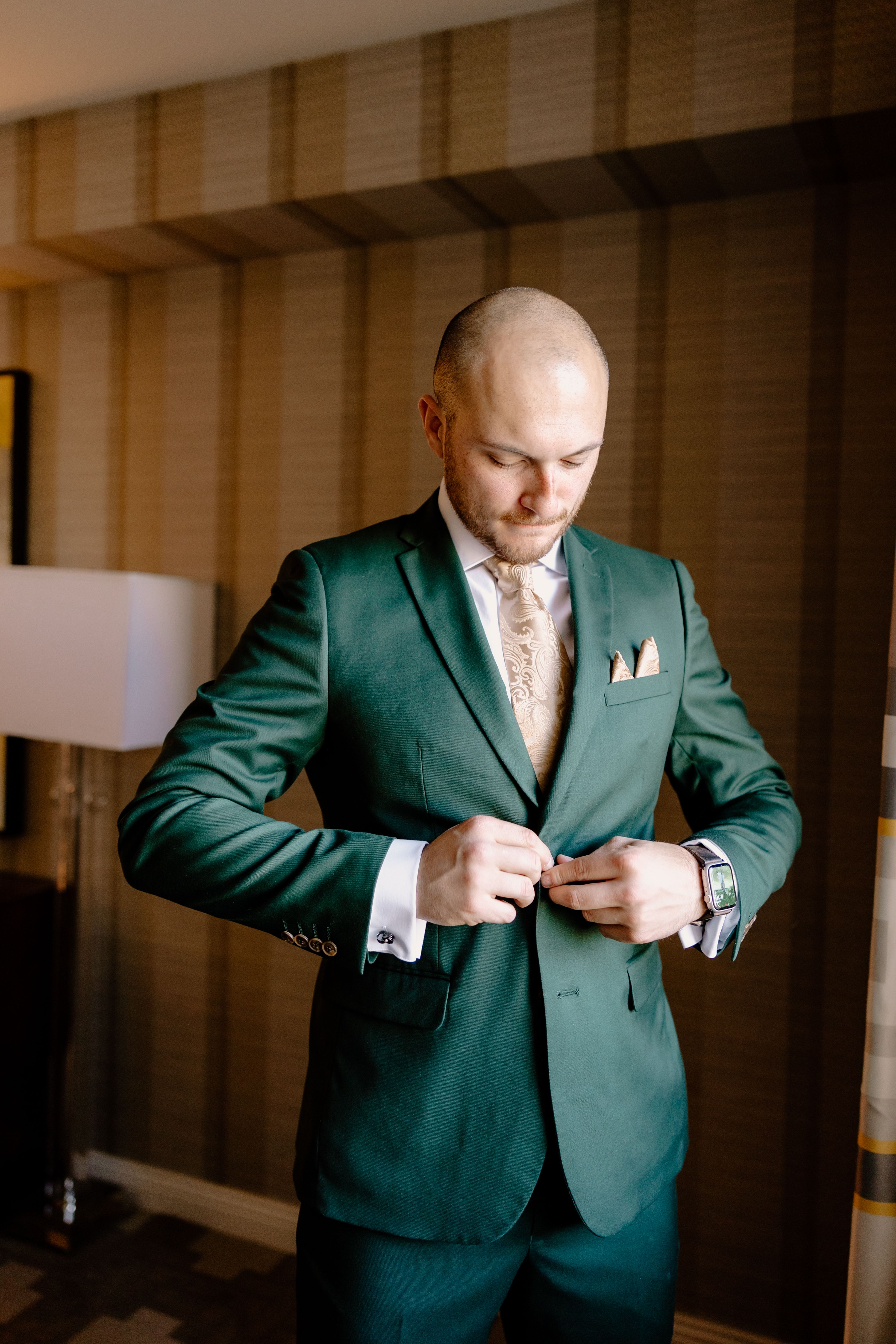 新品未使用　soyy. My Suits MY'S Men's 2 Piece Suit with Tie, One Button Slim Fit Solid