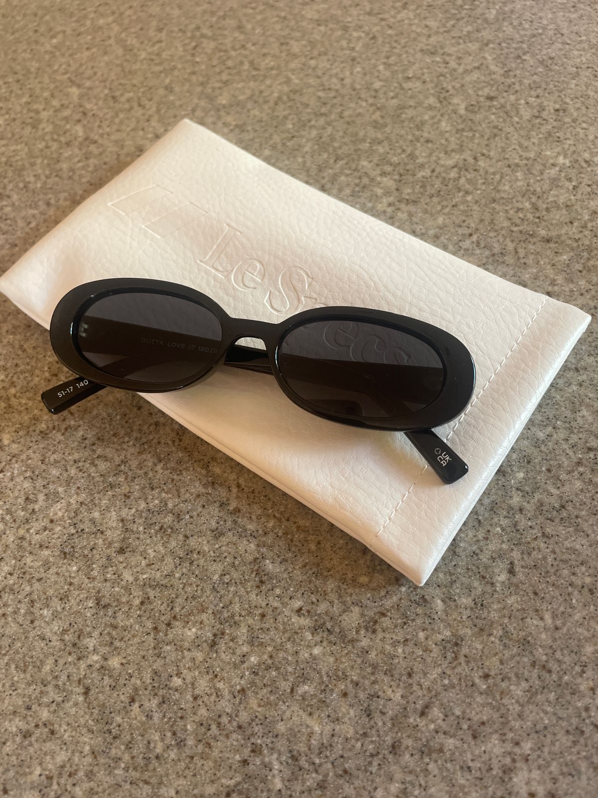 Outta Love Sunglasses- Black- Le Specs main image 1