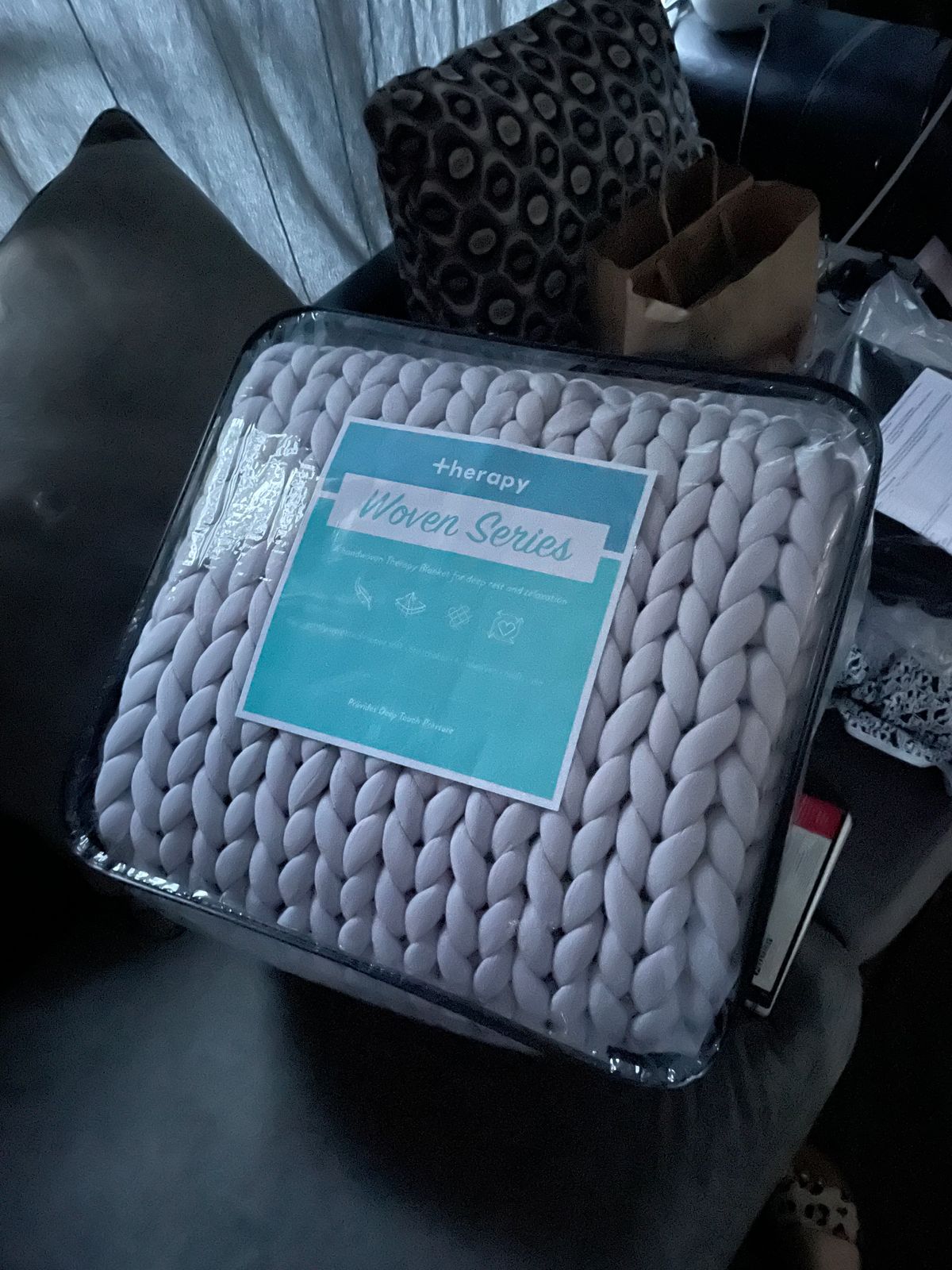 Woven Weighted Blanket Cooling Weighted Blankets Therapy