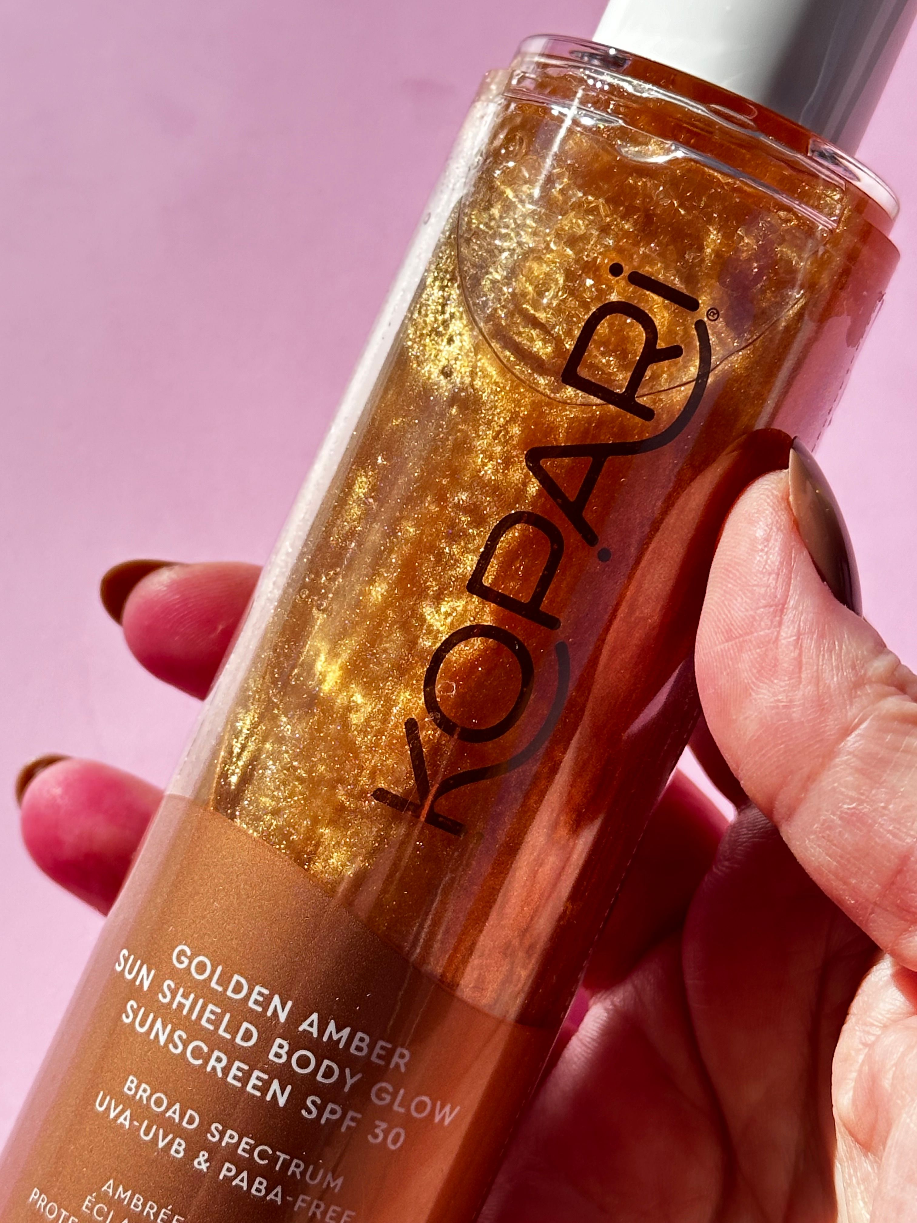 Golden Amber Sun Shield Body Glow Sunscreen SPF 30 – Kopari