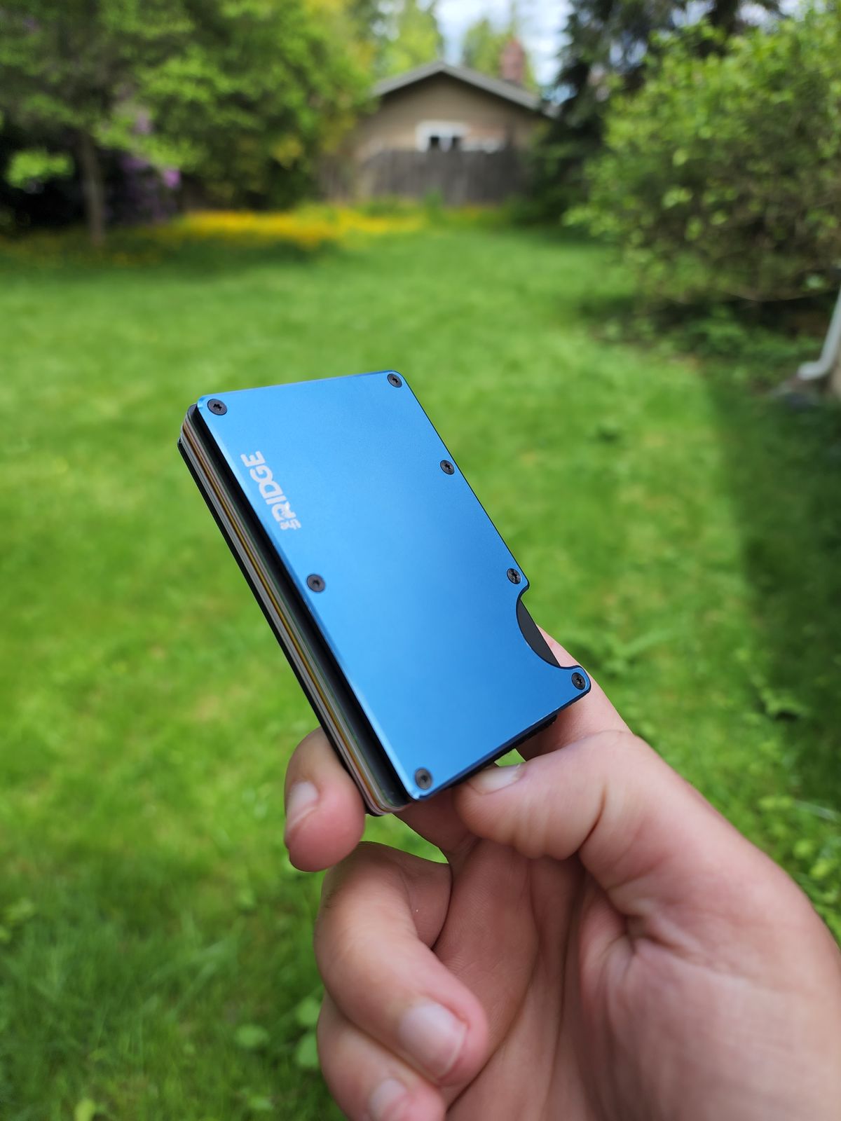 The Ridge Wallet Aluminum Navy The Ridge EU