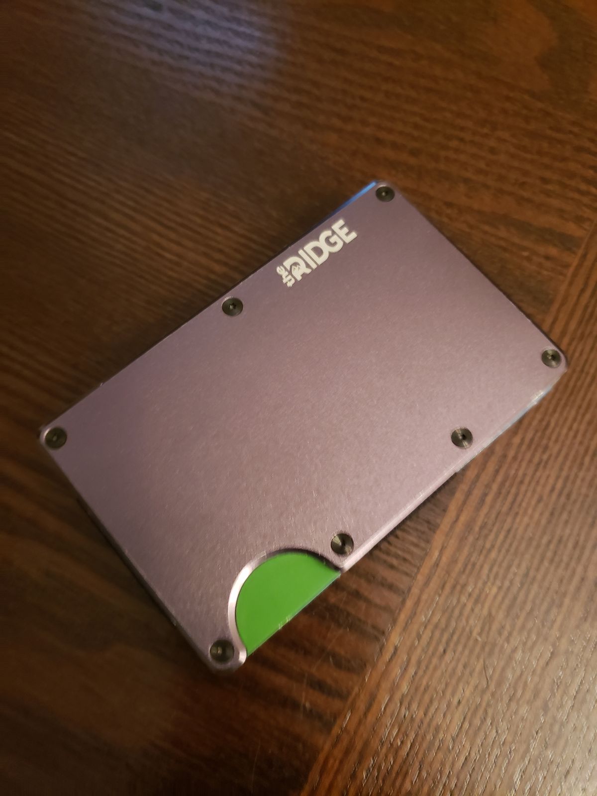 The Ridge Wallet Aluminum Gunmetal