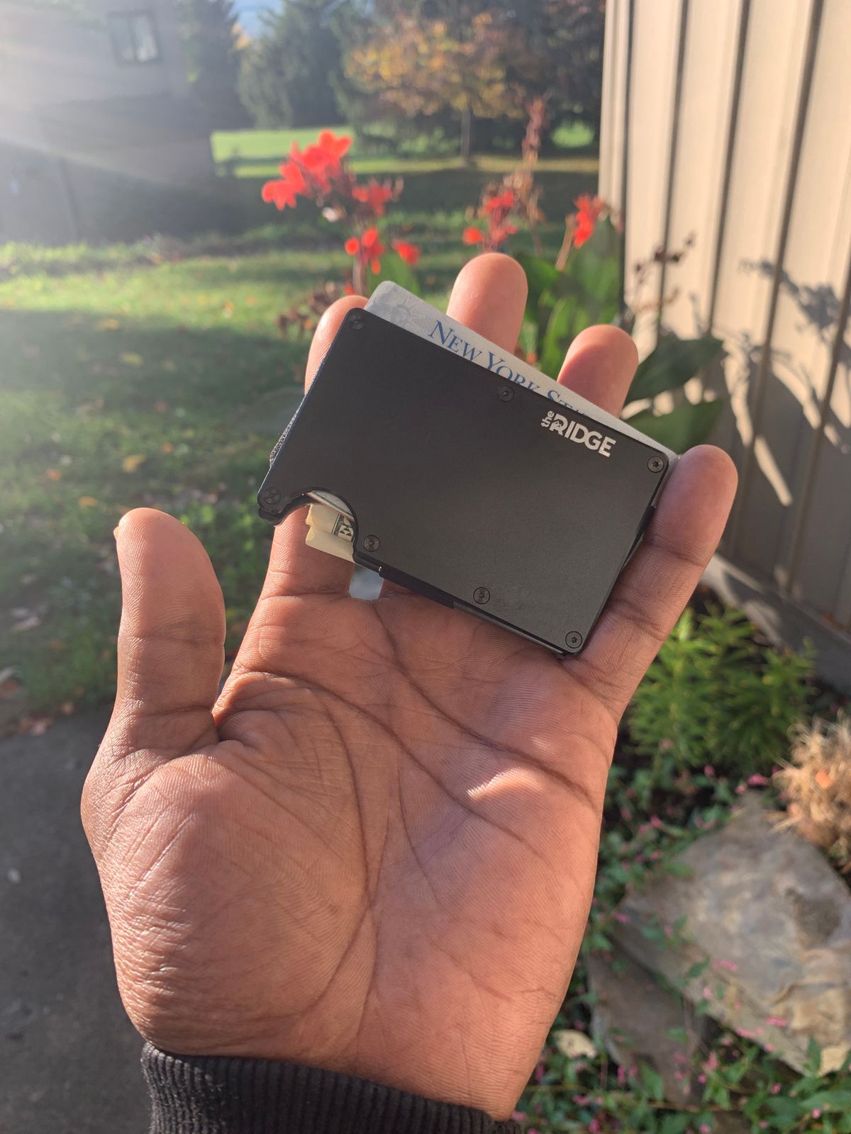 The Ridge Wallet Aluminum Black