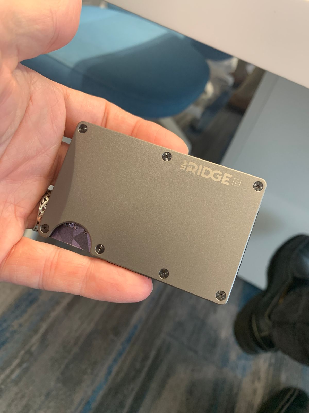 The Ridge Titanium Gunmetal The Ridge Wallet