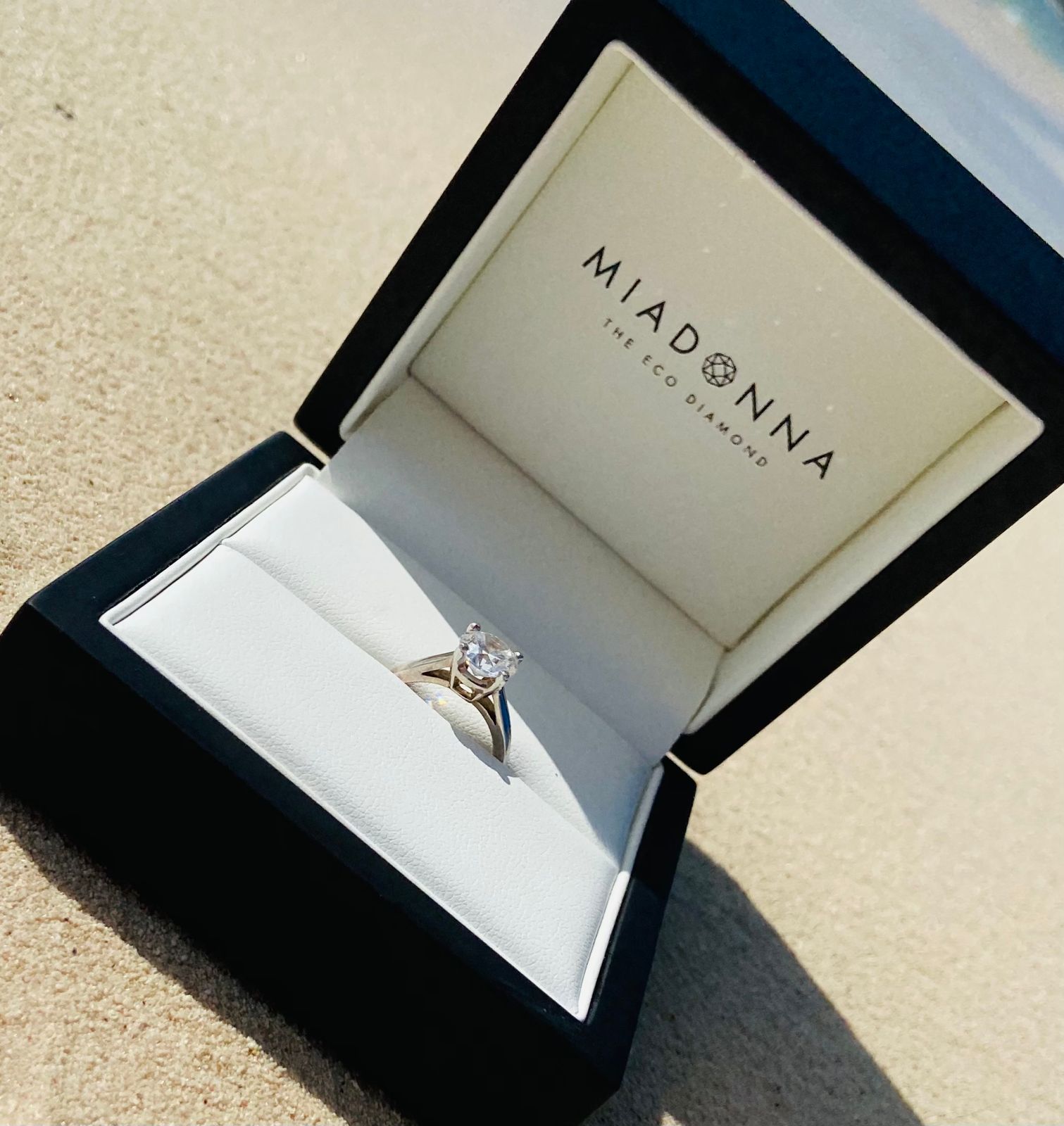 Hibiscus Cathedral Style Basket Solitaire Engagement Ring