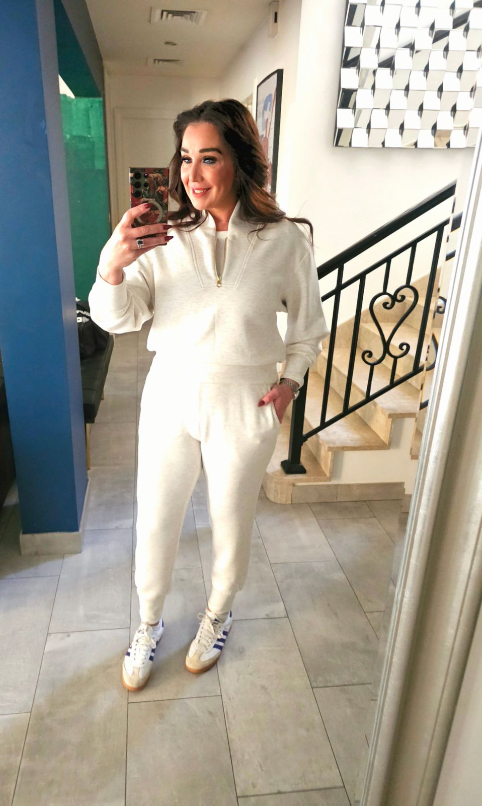 felim スウェットセットアップ　IVR VIMLY Women's Casual Sporty Tracksuit Suits Spring/Autumn