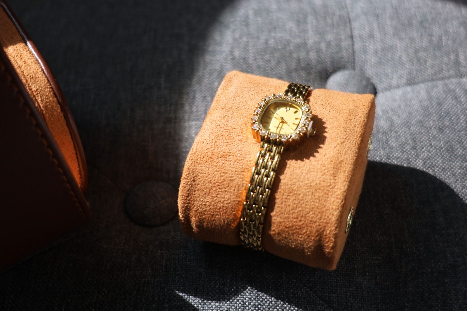 Pave Blossom Diamond & Emerald Gemstone Timepiece Watch