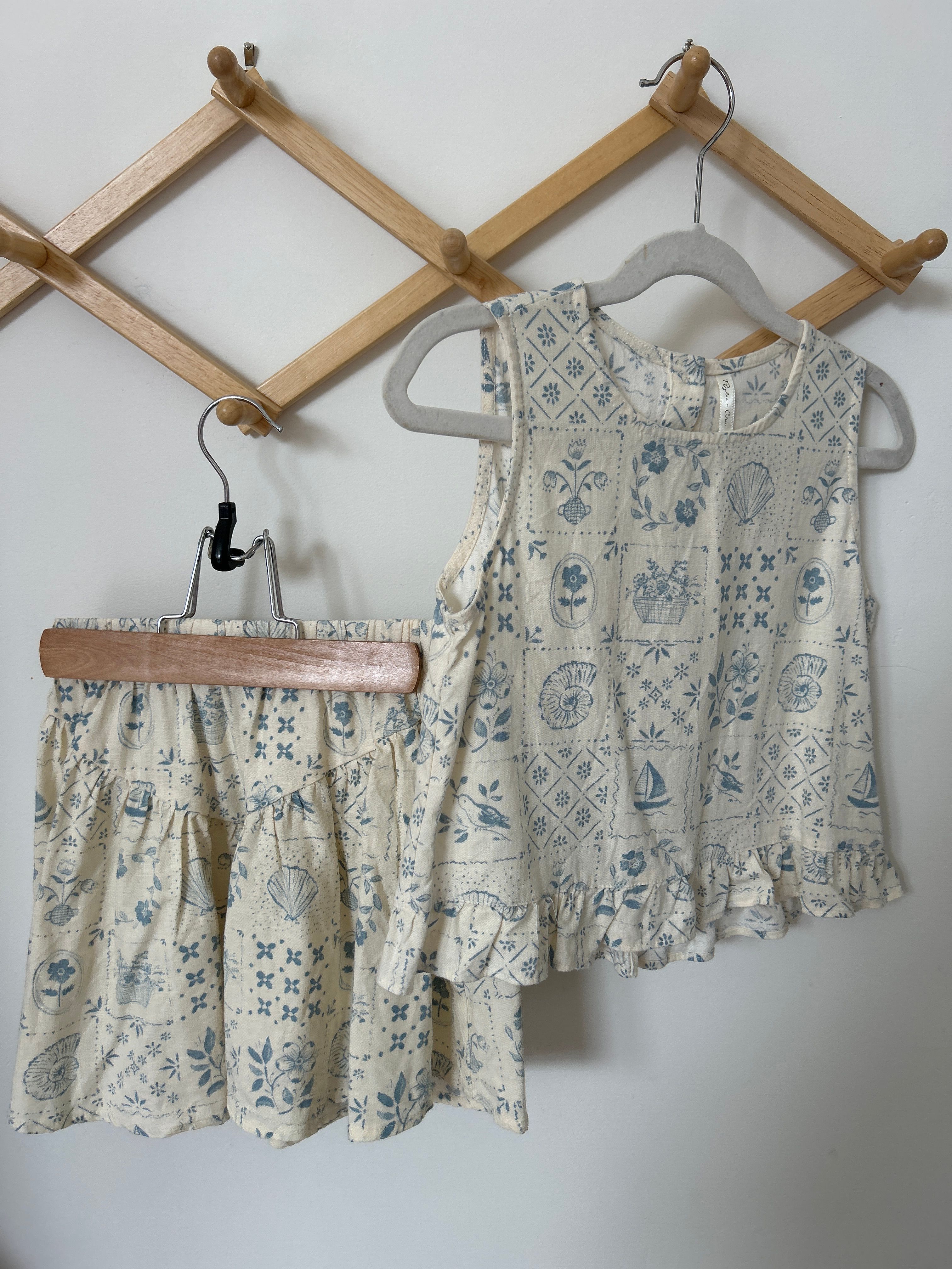 Sparrow Skirt | Eucalyptus Gingham – Rylee + Cru