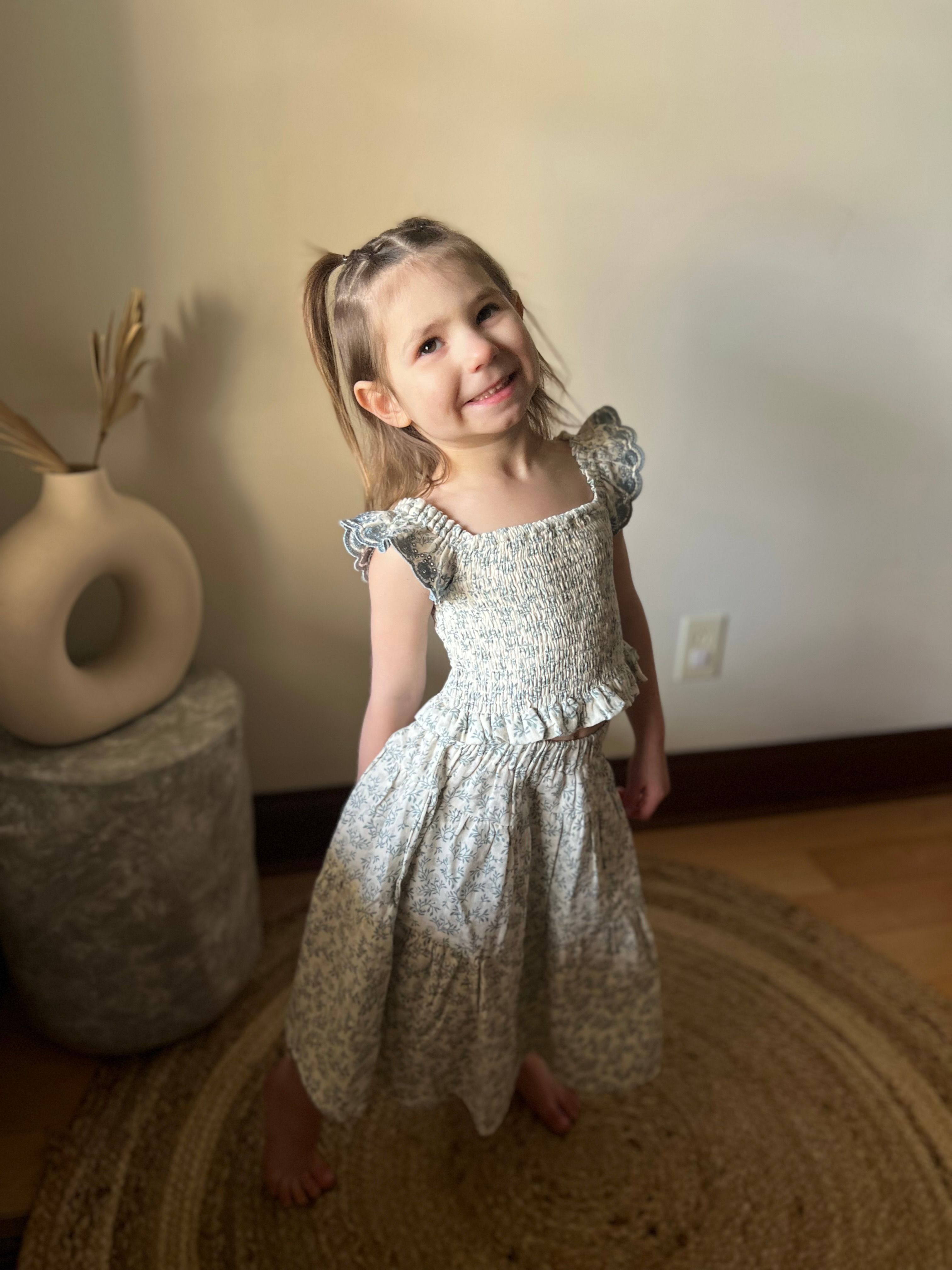 Tiered Midi Skirt || Blossom – Rylee + Cru