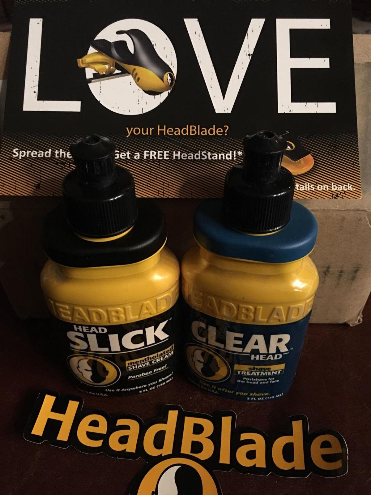 HeadBlade HeadSlick Mentholated Shave Cream for A Perfect Head Shave